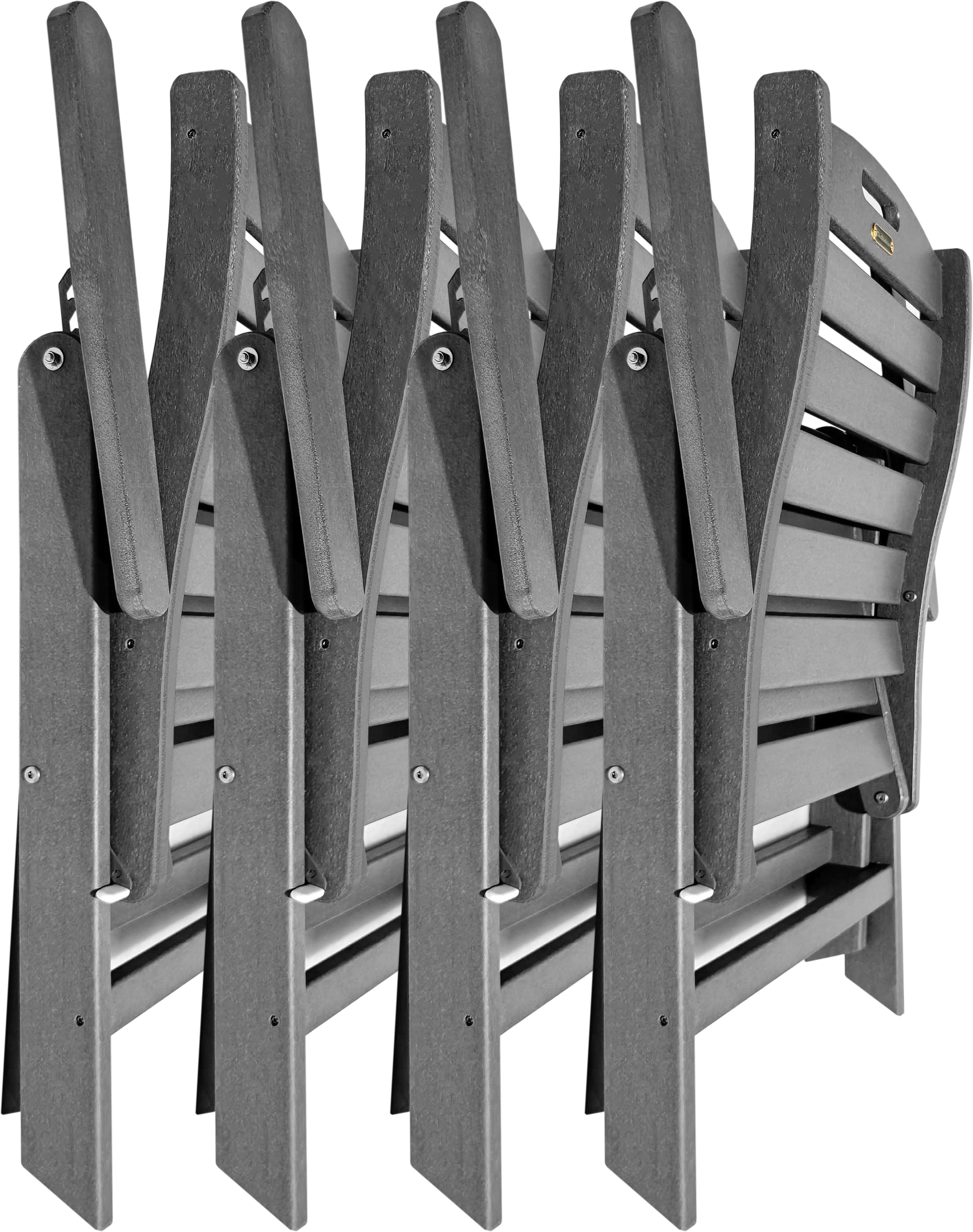 5-Piece Savannah Dining Table Set With Folding & Reclining Chairs