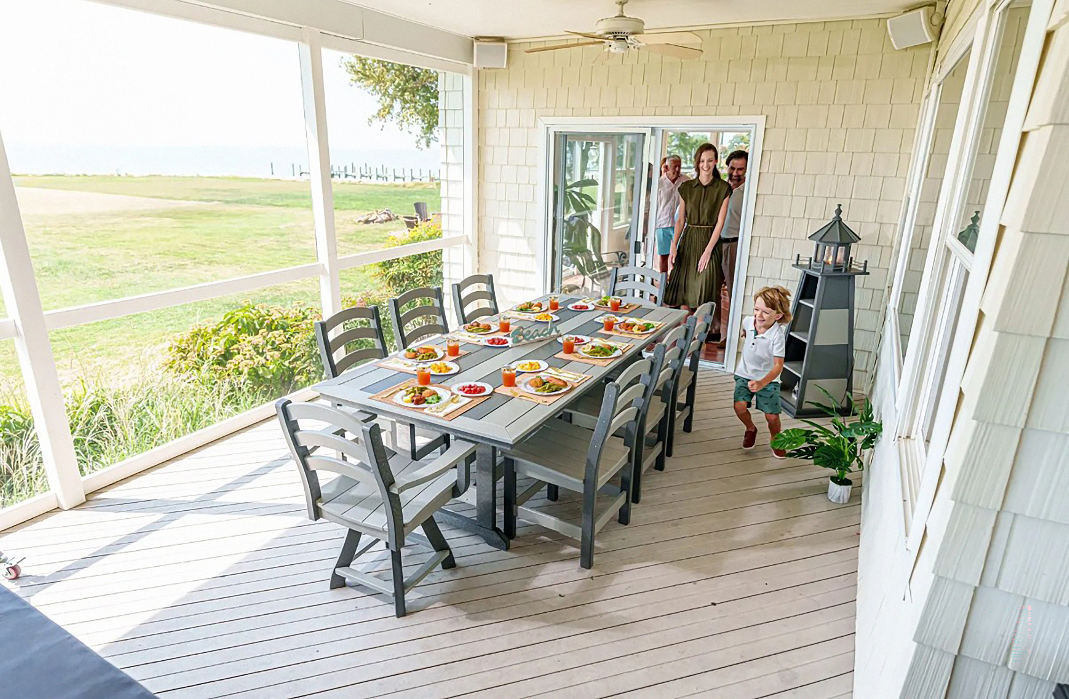 DURAWEATHER POLY® 9-Piece Gardenia Dining Set