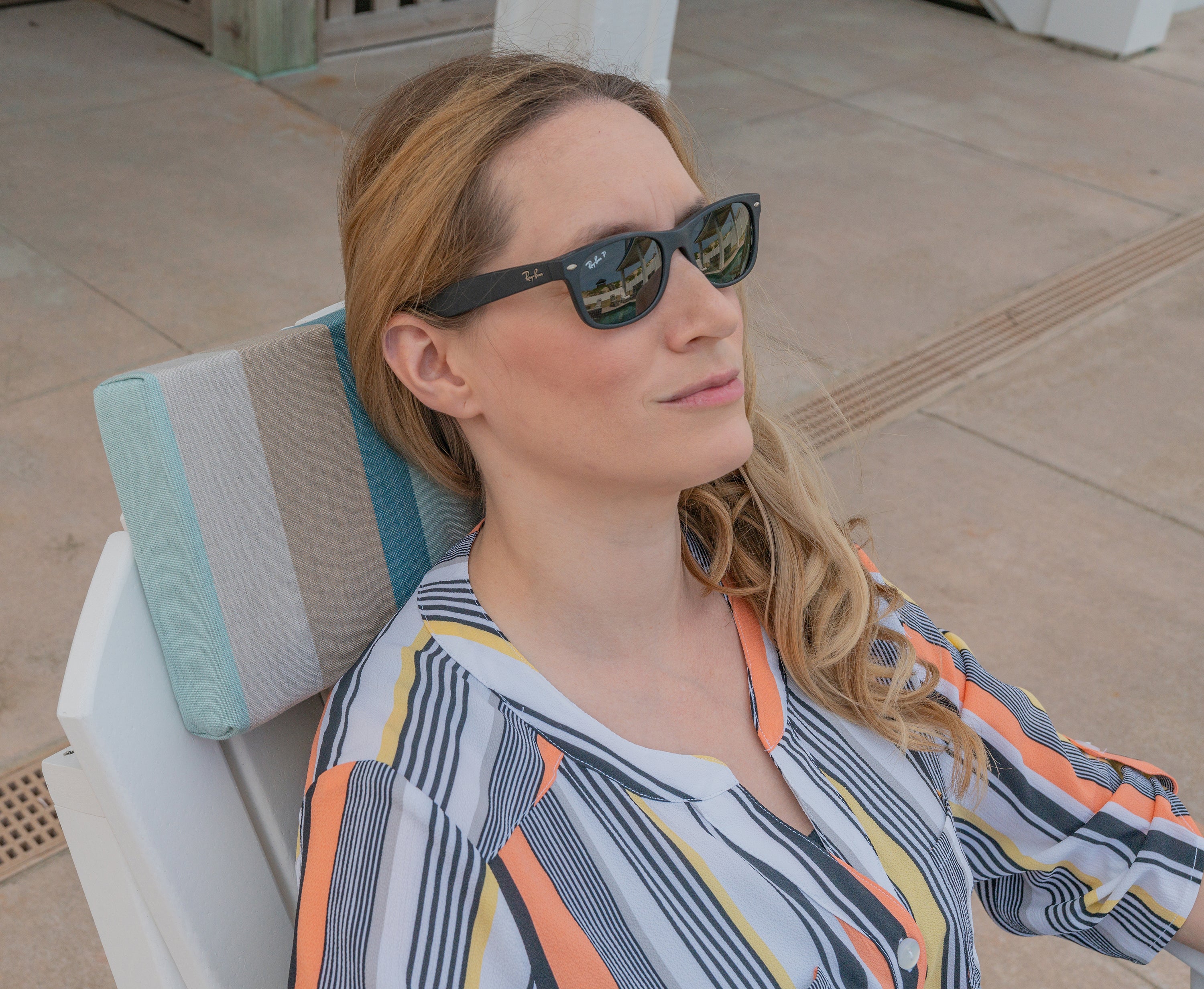 Neck Pillow With Velcro Ties in Sunbrella® Fabric (18 Colors Options!)