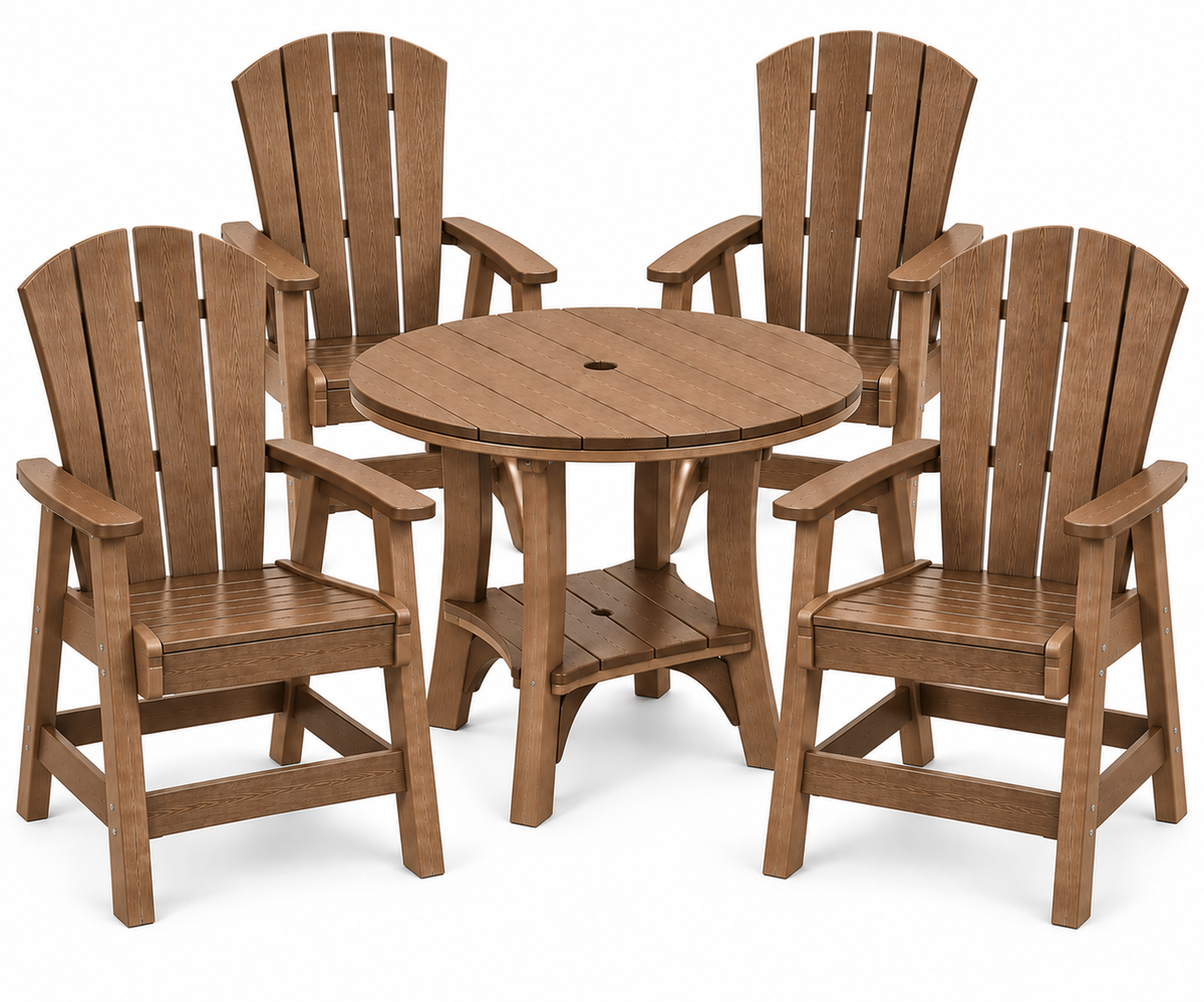 5-Piece Haven 36" Round Dining Set