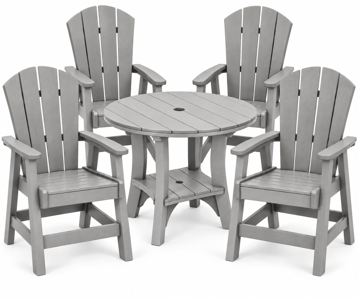 5-Piece Haven 36" Round Dining Set