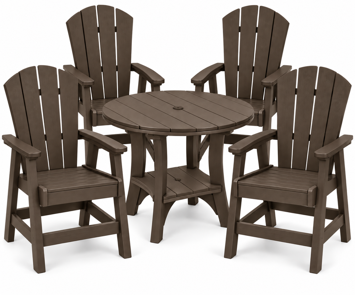 5-Piece Haven 36" Round Dining Set