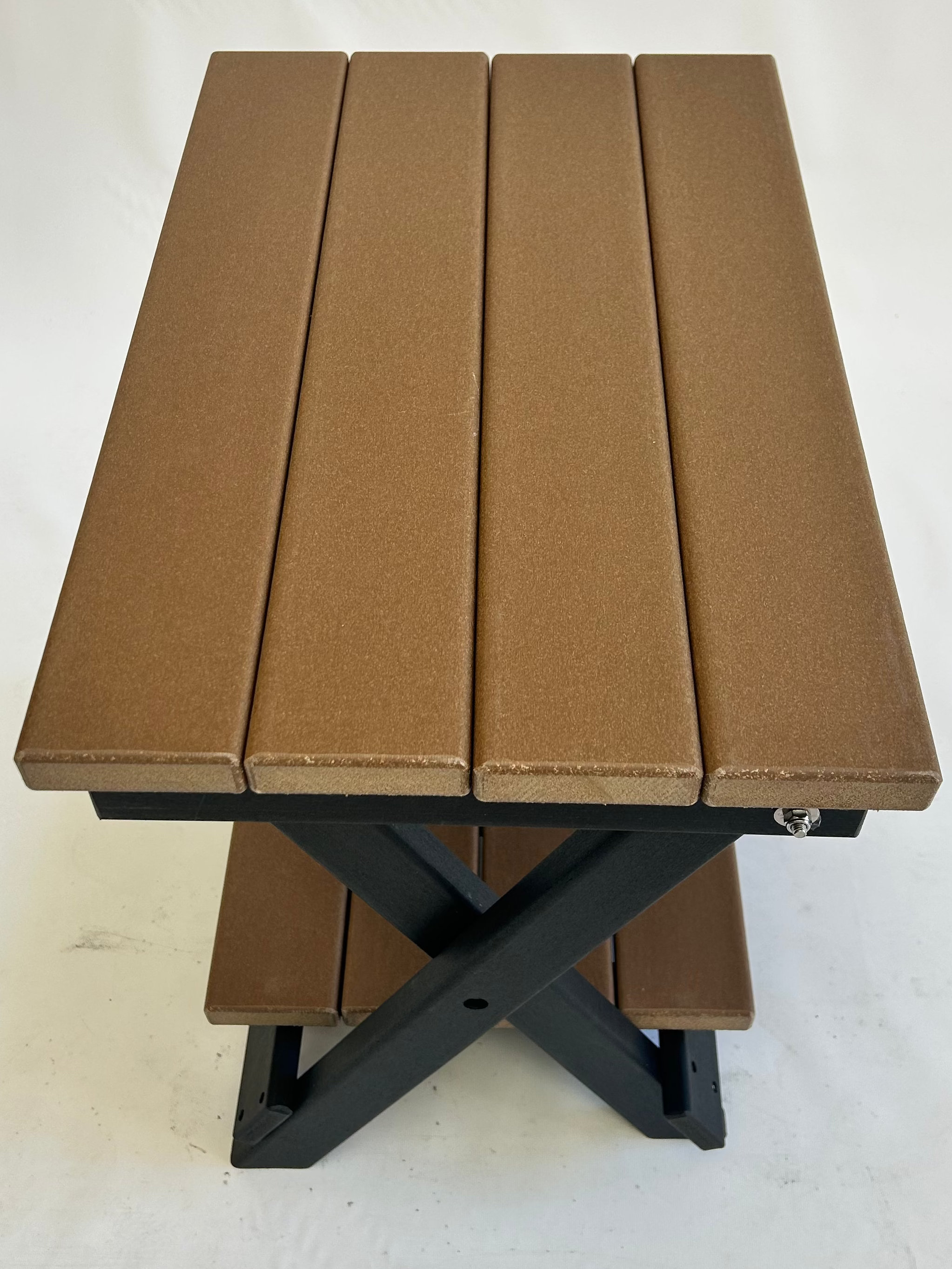 Folding Side Table w/ Removable Serving Tray