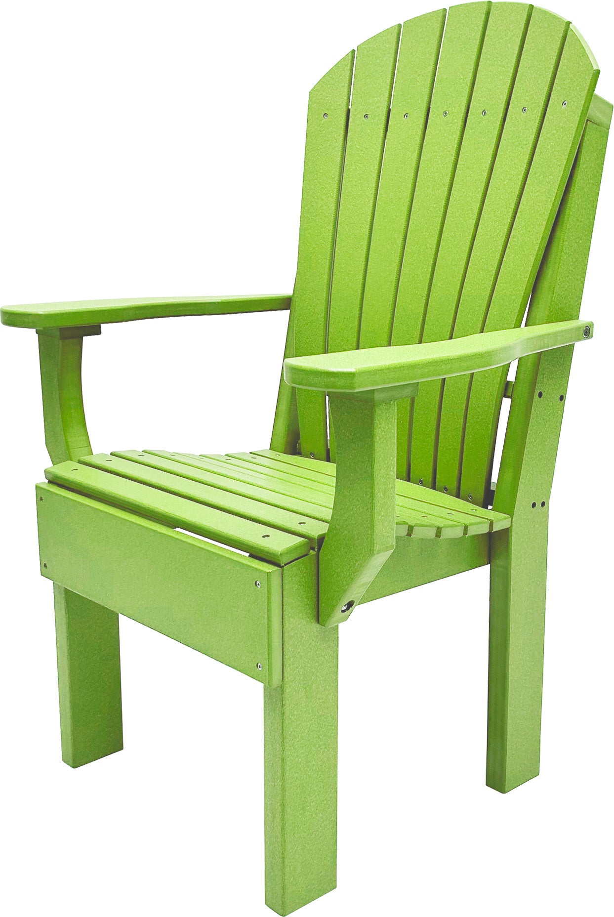 7-Piece Farmhouse Adirondack Dining Table Set With 2 Arm Chairs And 4 Side Chairs