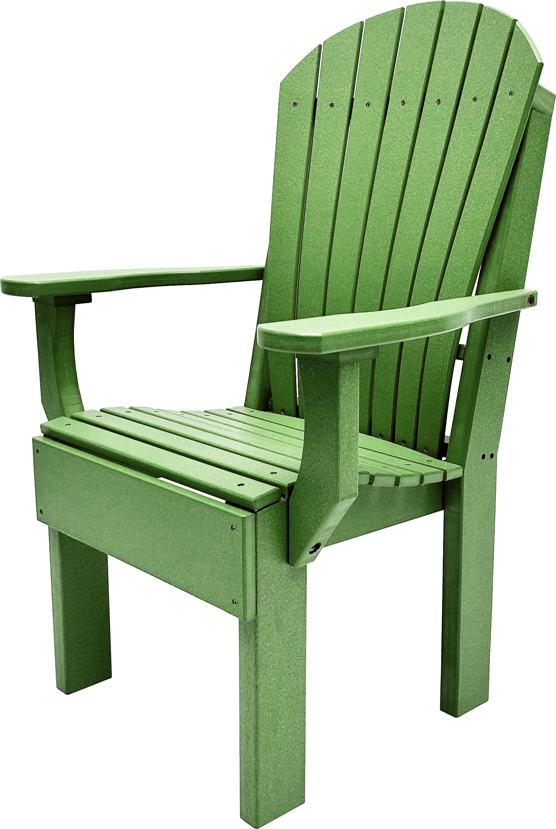 7-Piece Farmhouse Adirondack Dining Table Set With 2 Arm Chairs And 4 Side Chairs