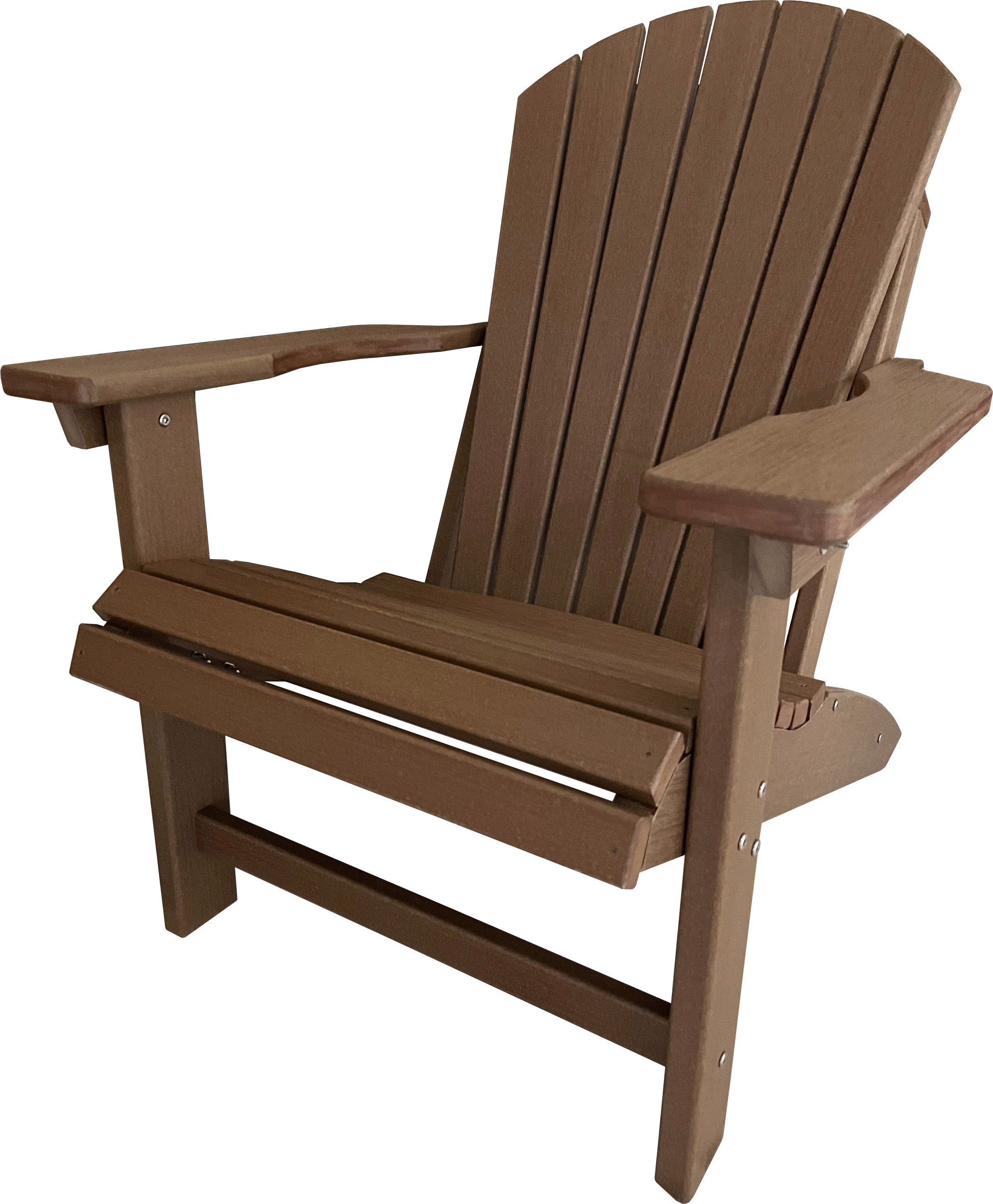 DuraWeather Poly Stationary Adirondack Chair All Weather Furniture