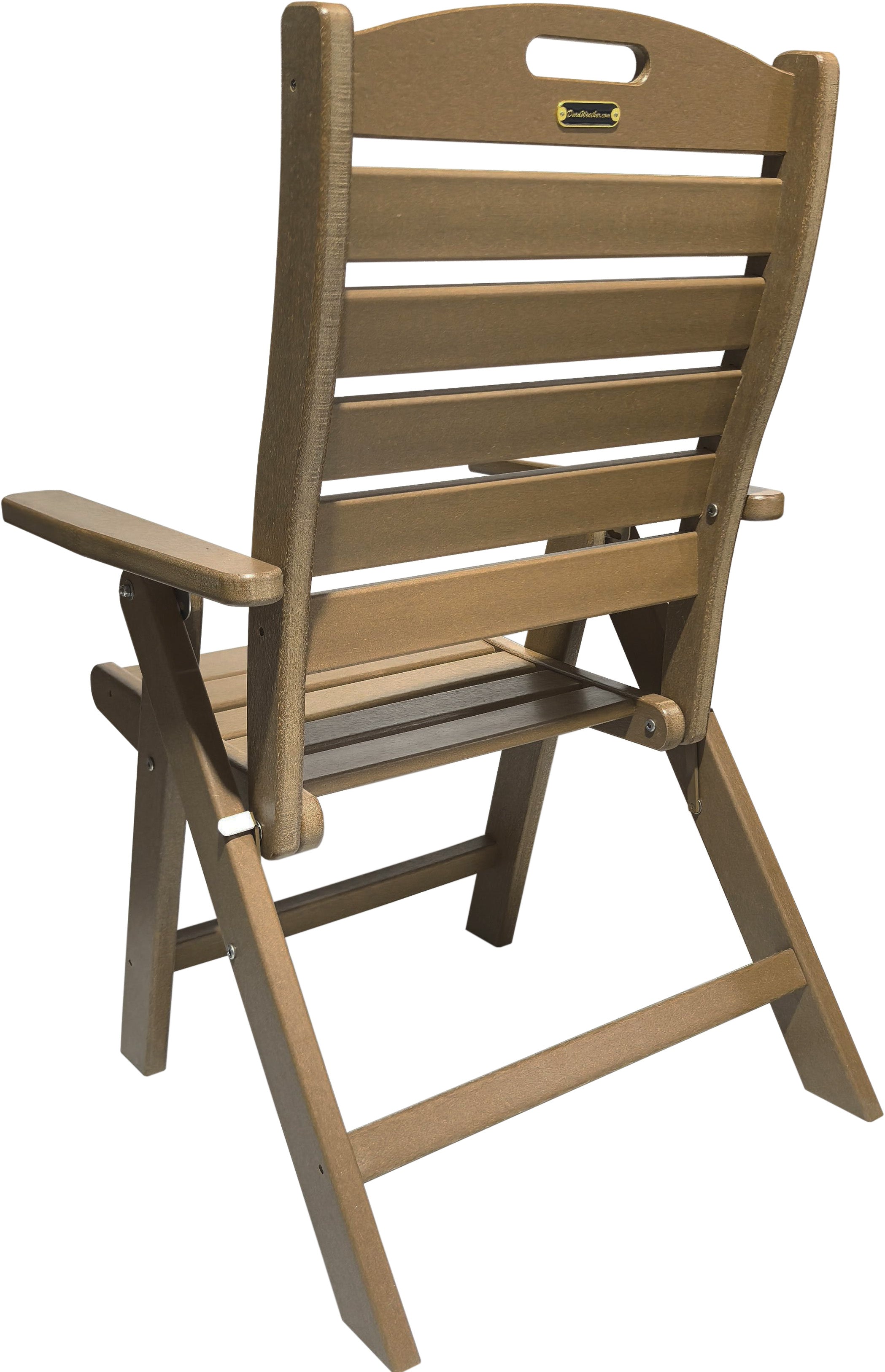 7-Piece Savannah Dining Table Set With Folding & Reclining Chairs