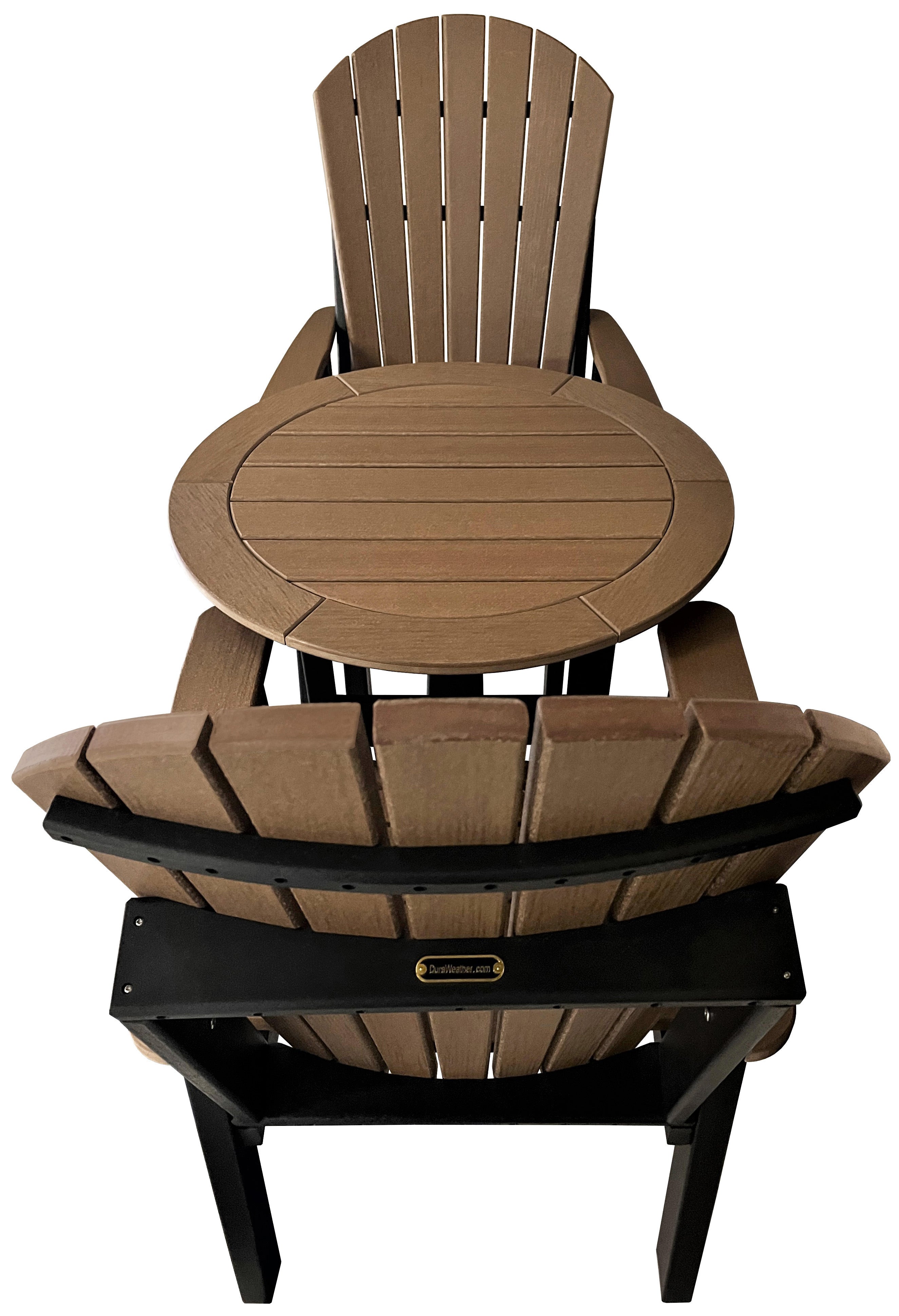 3-Piece Adirondack Bistro Dining Table Set