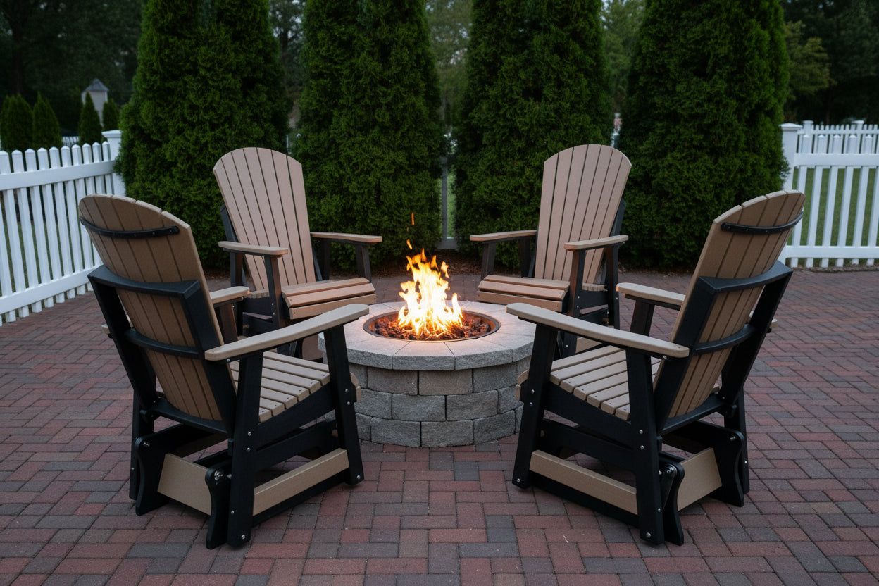 Classic Adirondack Single Glider