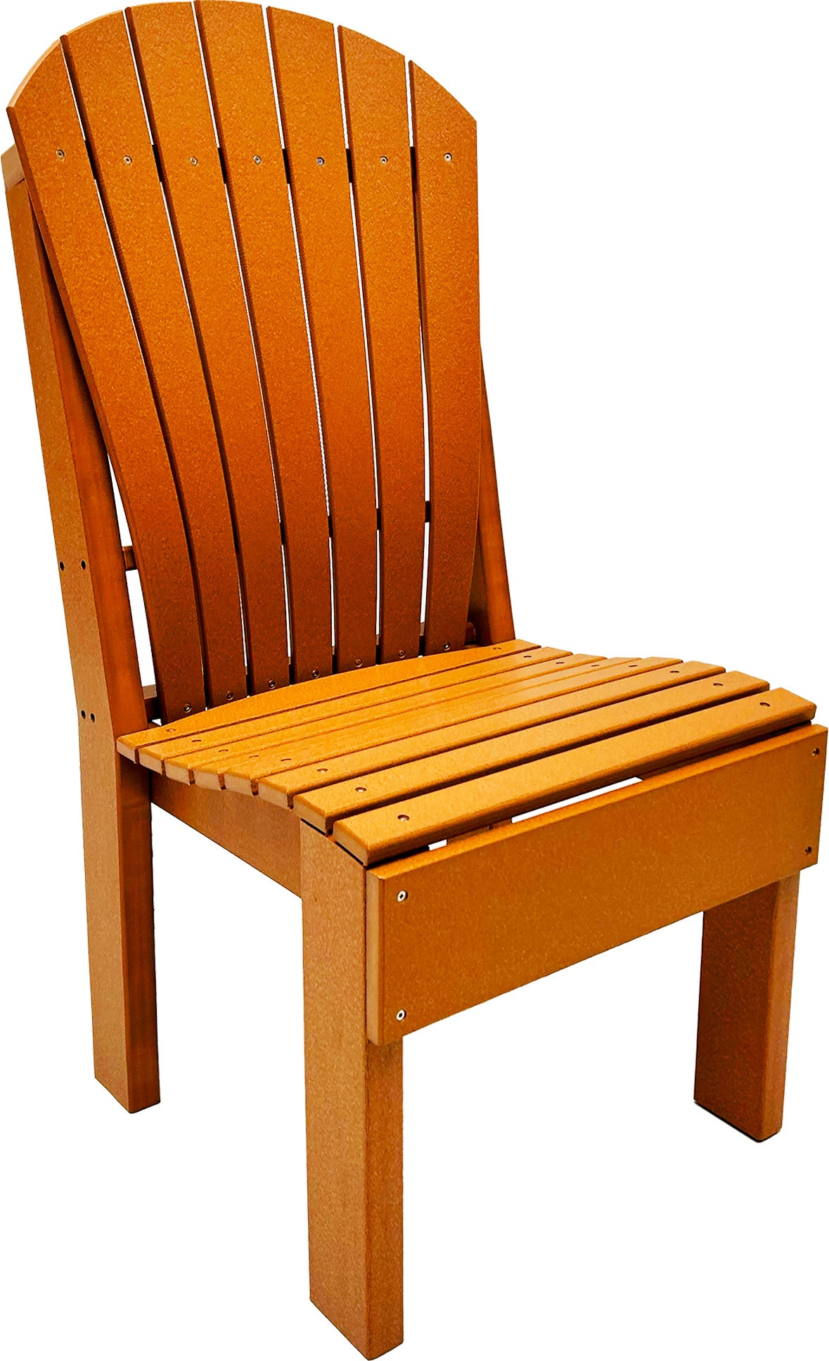 7-Piece Farmhouse Adirondack Dining Table Set With 2 Arm Chairs And 4 Side Chairs