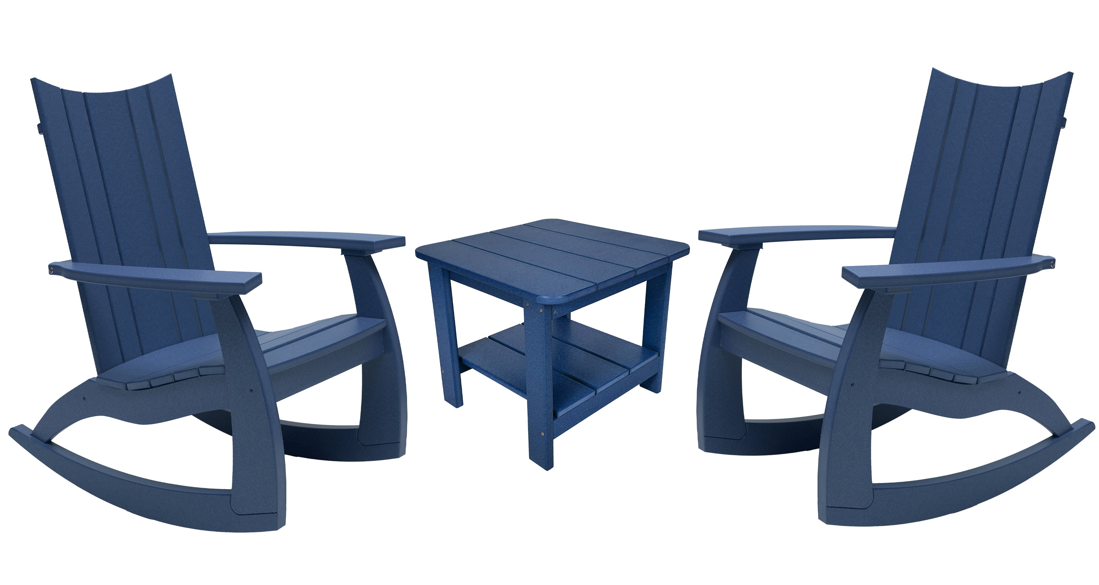3-Piece Edge Modern Porch Rocker Set