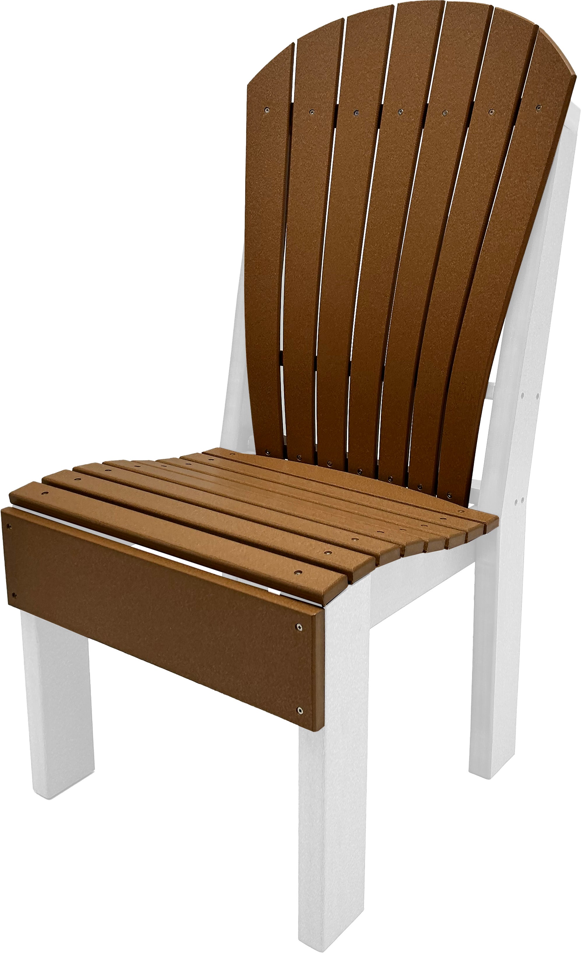 7-Piece Farmhouse Adirondack Dining Table Set With 2 Arm Chairs And 4 Side Chairs