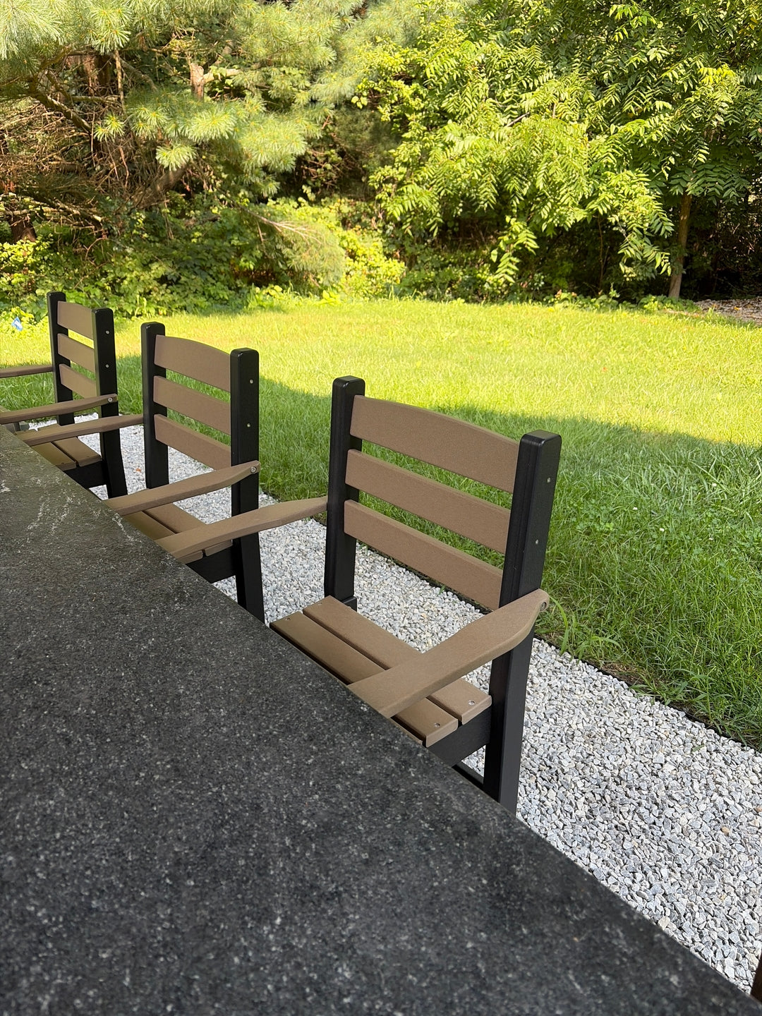 DuraWeather Poly DINING CAPTAIN CHAIR