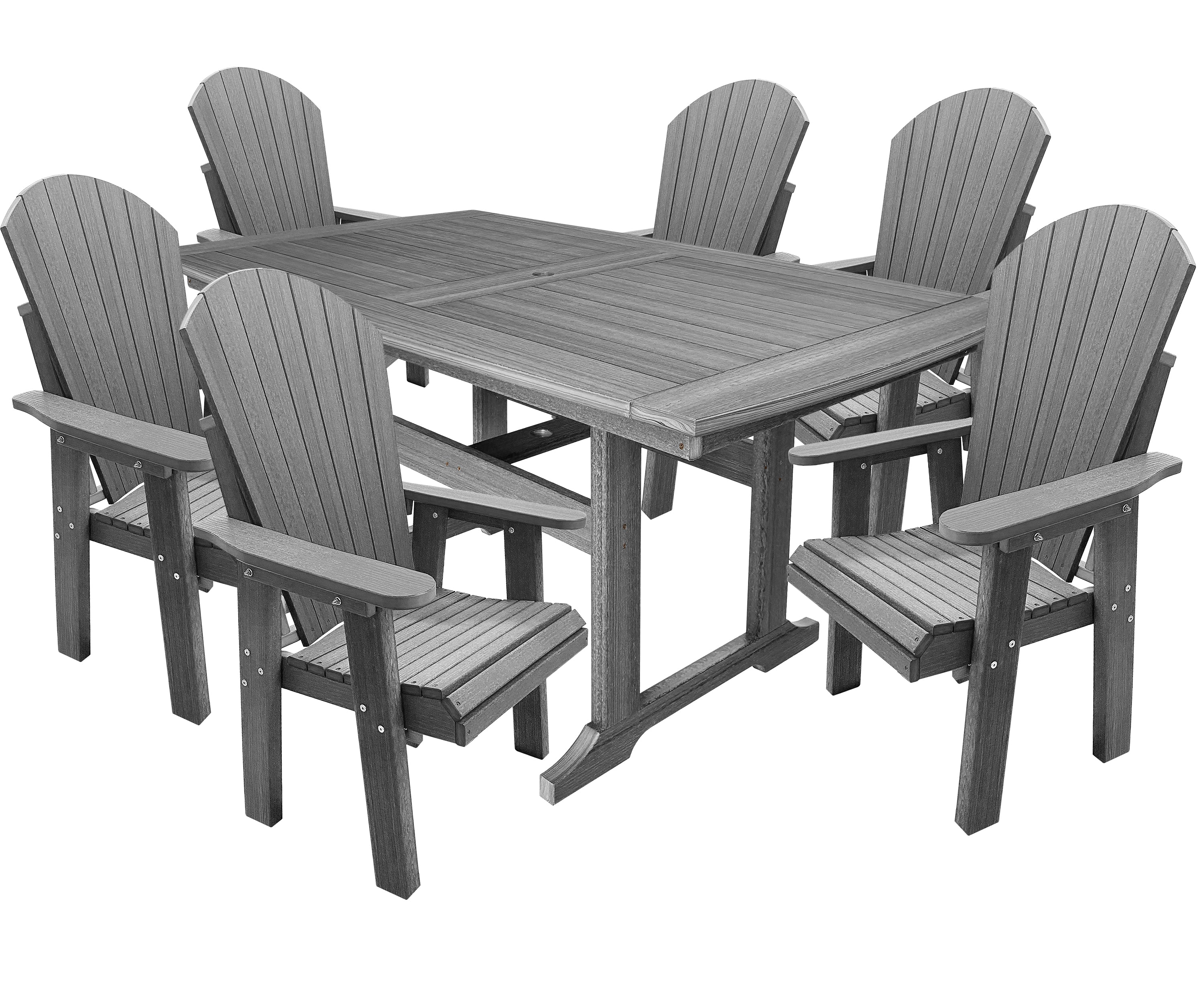 7-Piece Lakeside Adirondack Dining Set - New