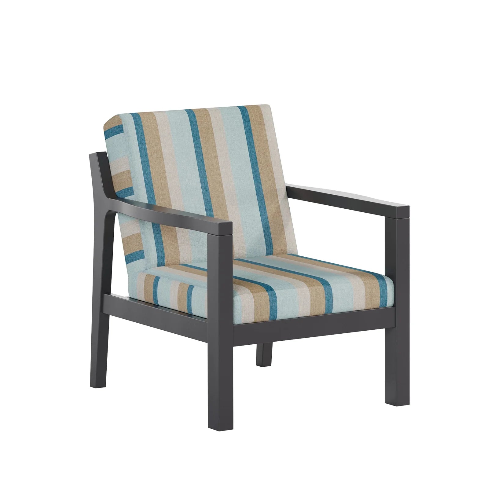Set of 4 Mayfair Outdoor Lounge Chairs Sunbrella® Fabric