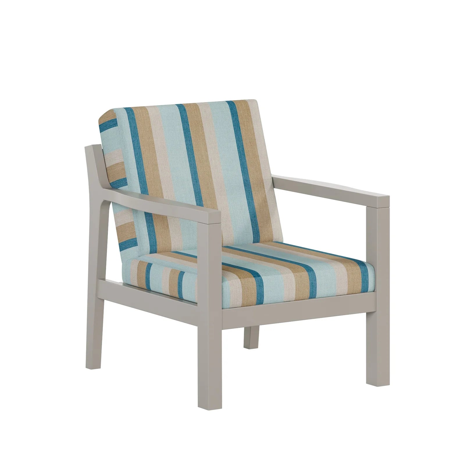 Set of 4 Mayfair Outdoor Lounge Chairs Sunbrella® Fabric
