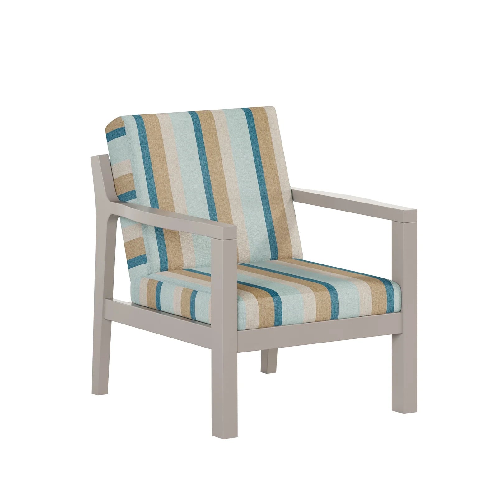 Set of 4 Mayfair Outdoor Lounge Chairs Sunbrella® Fabric
