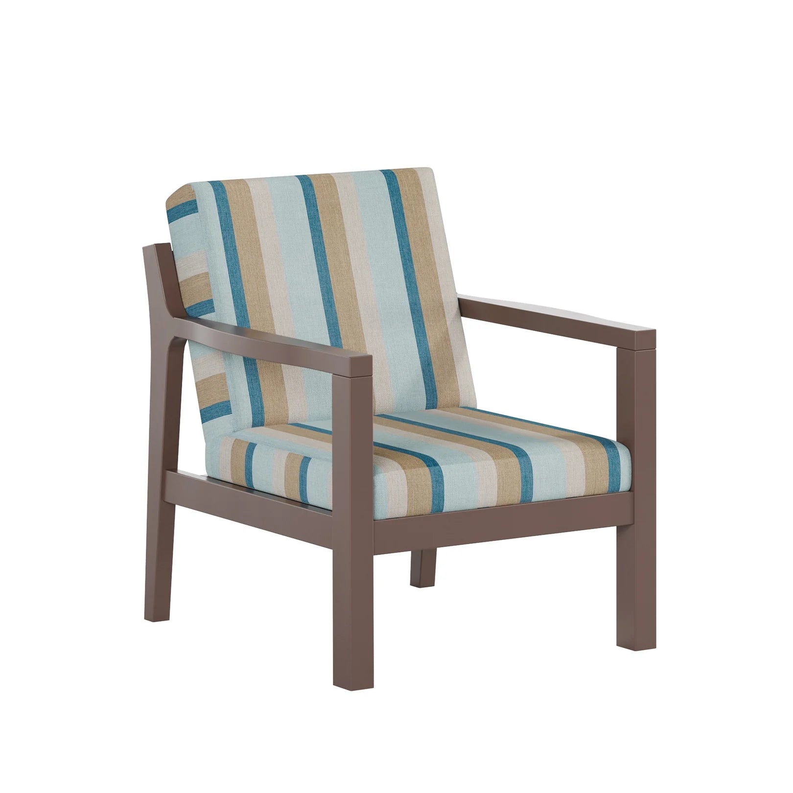 Set of 4 Mayfair Outdoor Lounge Chairs Sunbrella® Fabric