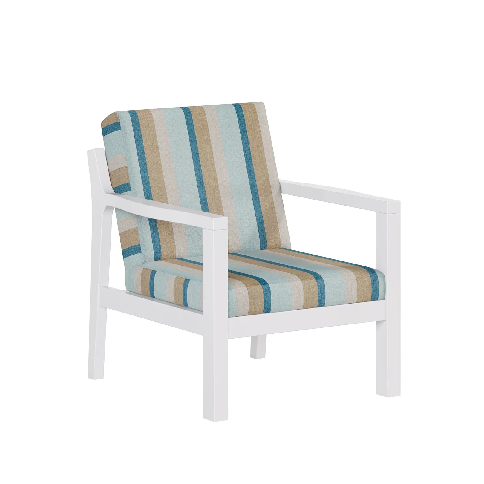 Set of 4 Mayfair Outdoor Lounge Chairs Sunbrella® Fabric