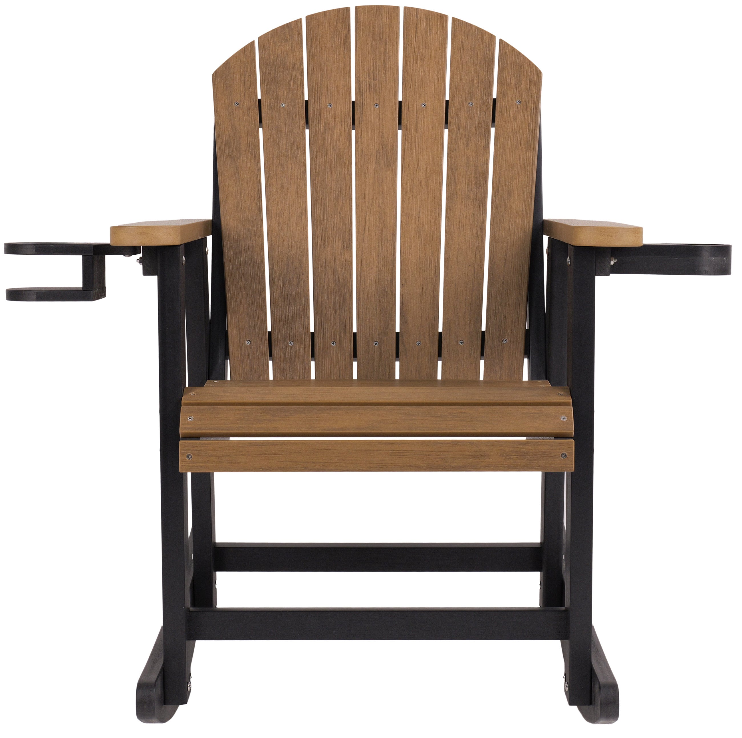 Adirondack Porch Rocker With Wine & Cup Holders