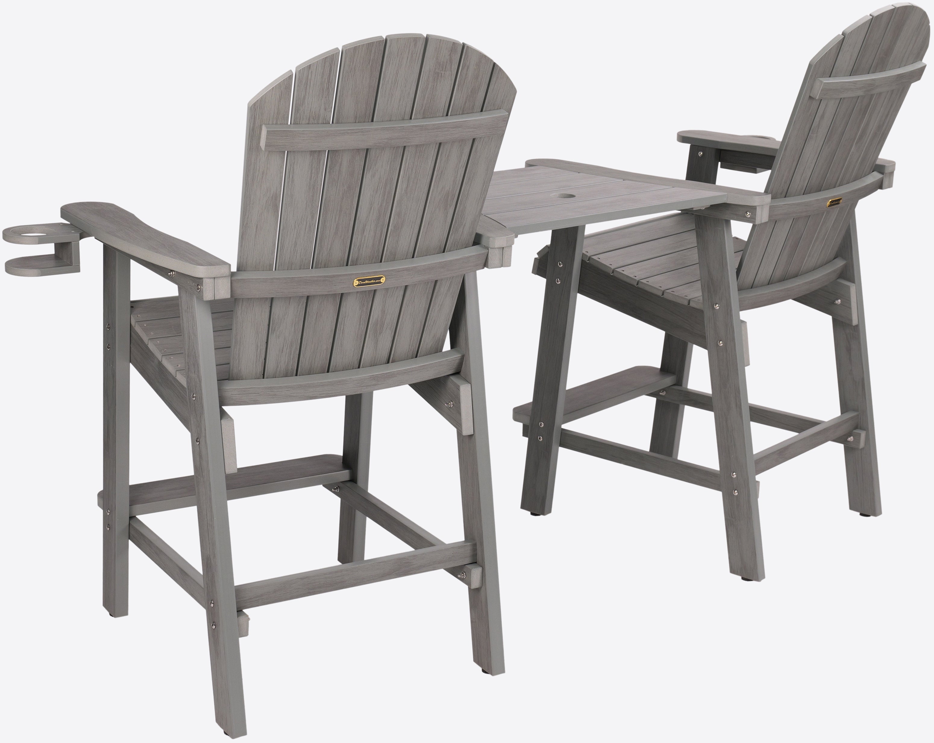 Counter Height Bistro Tete-a-tete With Cupholders