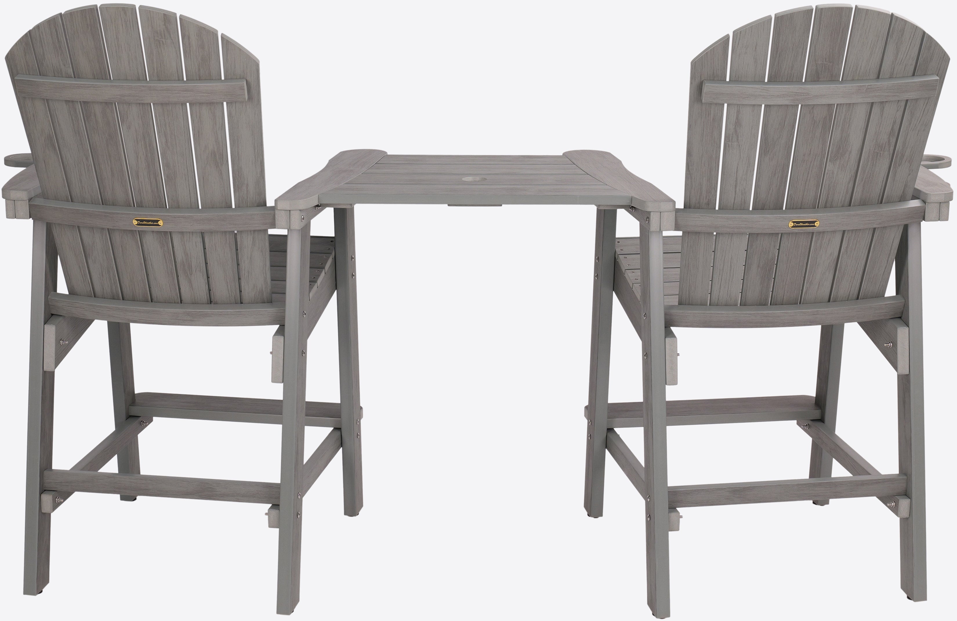 Counter Height Bistro Tete-a-tete With Cupholders
