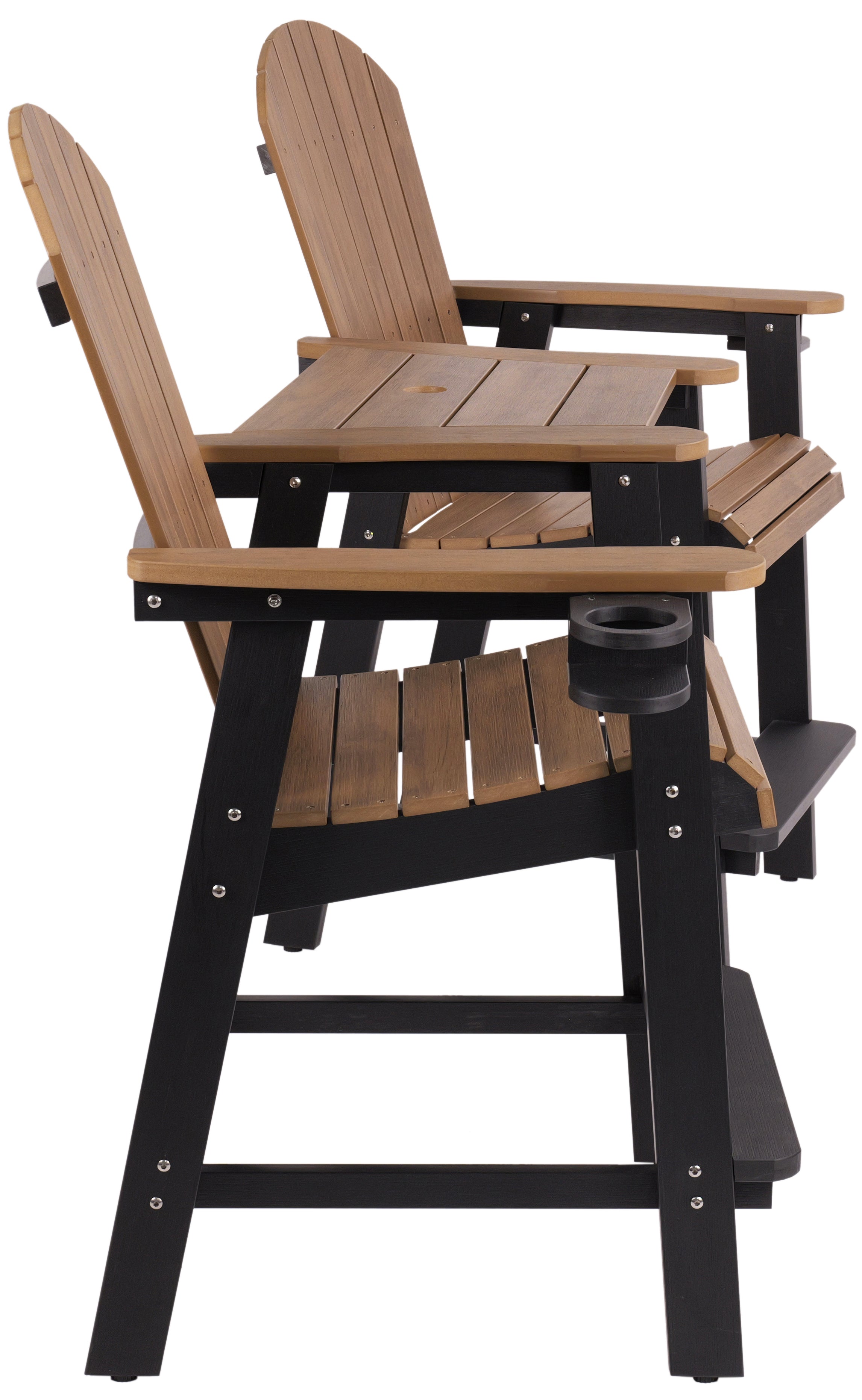 Counter Height Bistro Tete-a-tete With Cupholders
