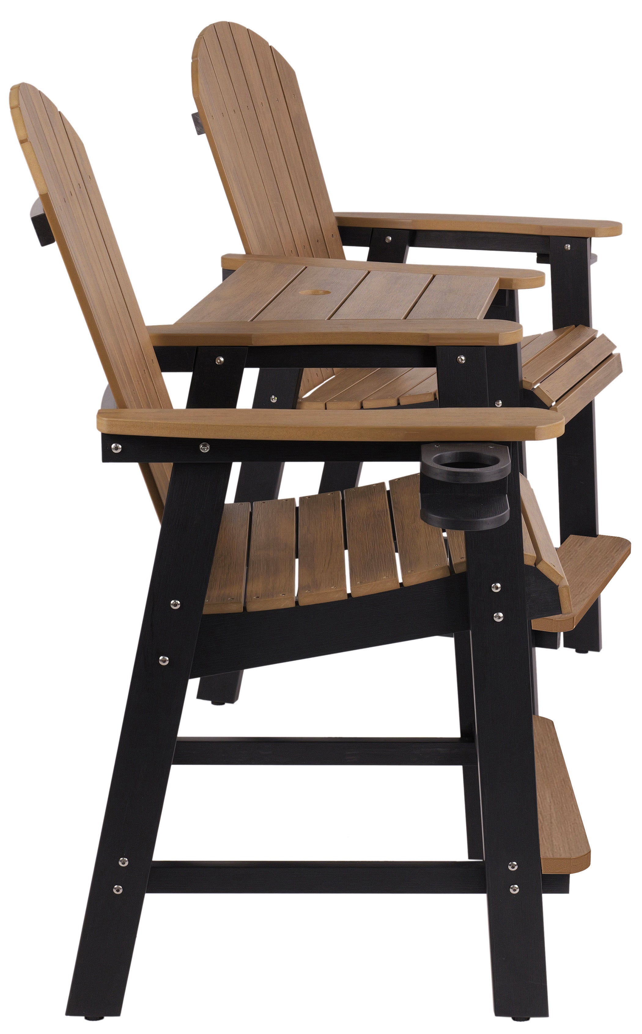 Counter Height Bistro Tete-a-tete With Cupholders