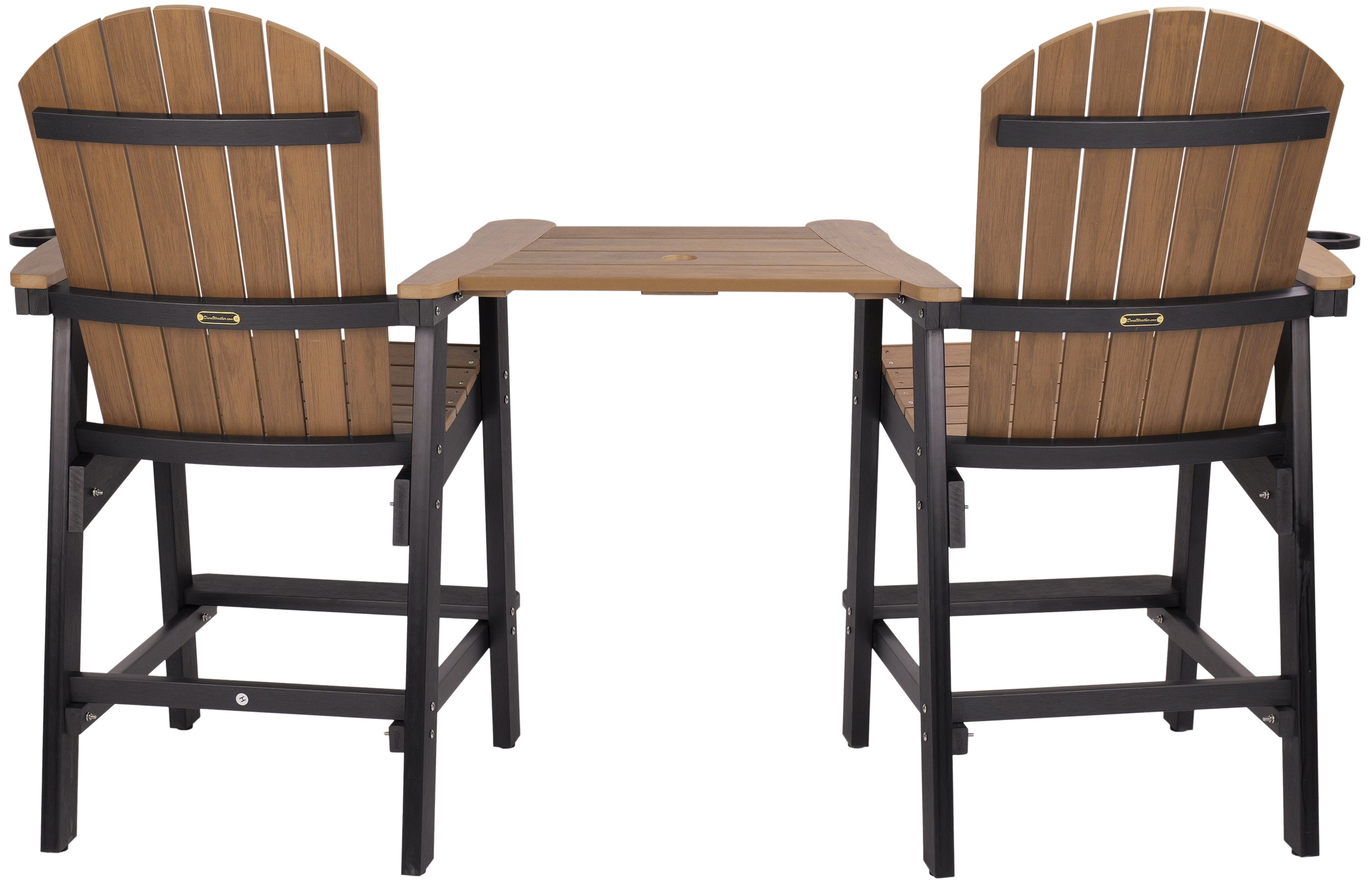 Counter Height Bistro Tete-a-tete With Cupholders