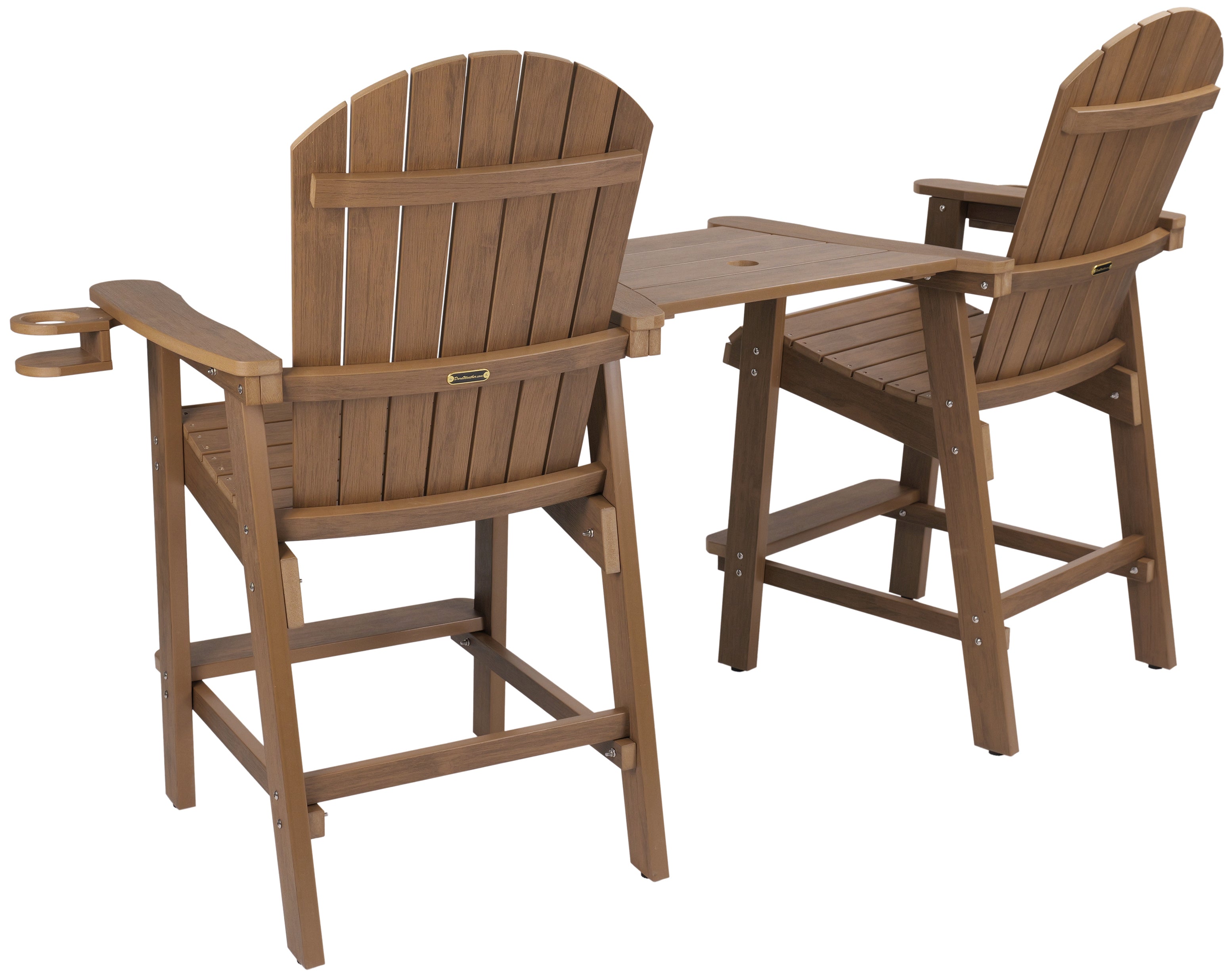 Counter Height Bistro Tete-a-tete With Cupholders