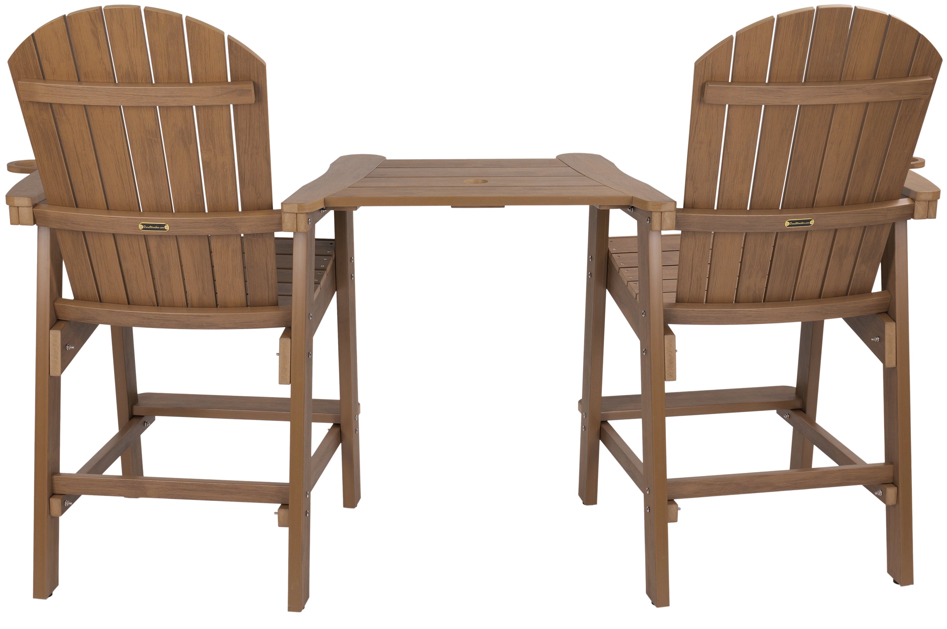 Counter Height Bistro Tete-a-tete With Cupholders