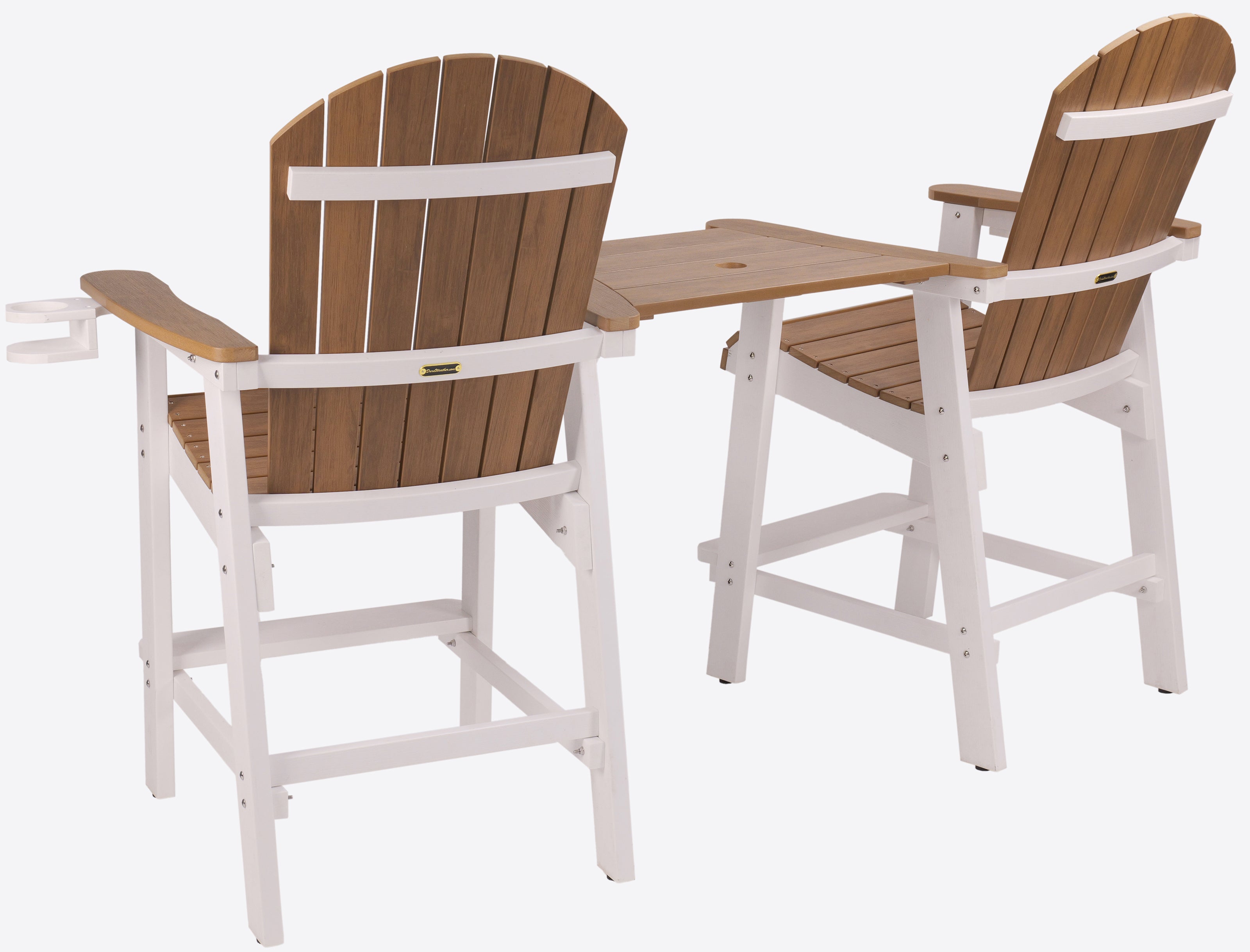 Counter Height Bistro Tete-a-tete With Cupholders