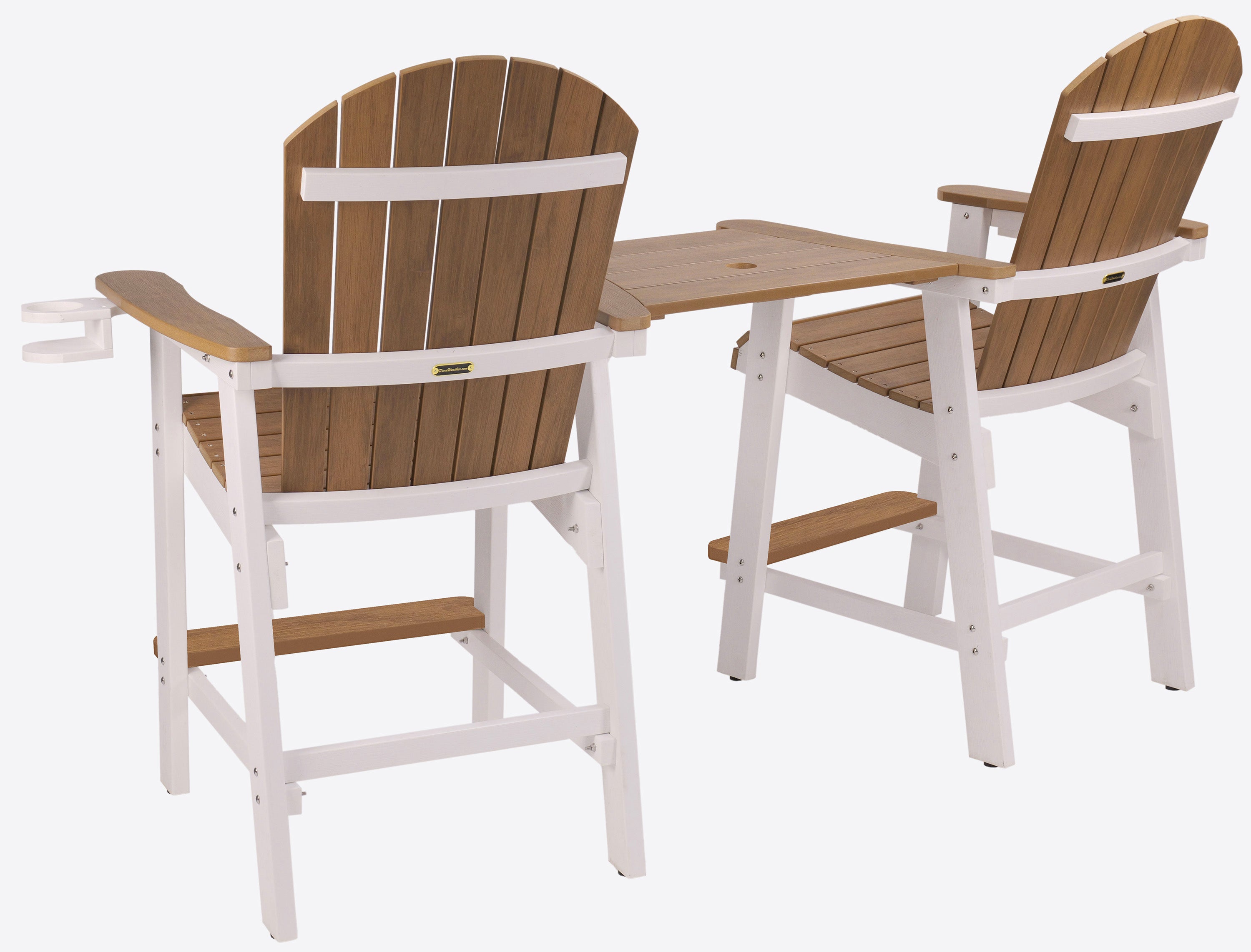 Counter Height Bistro Tete-a-tete With Cupholders