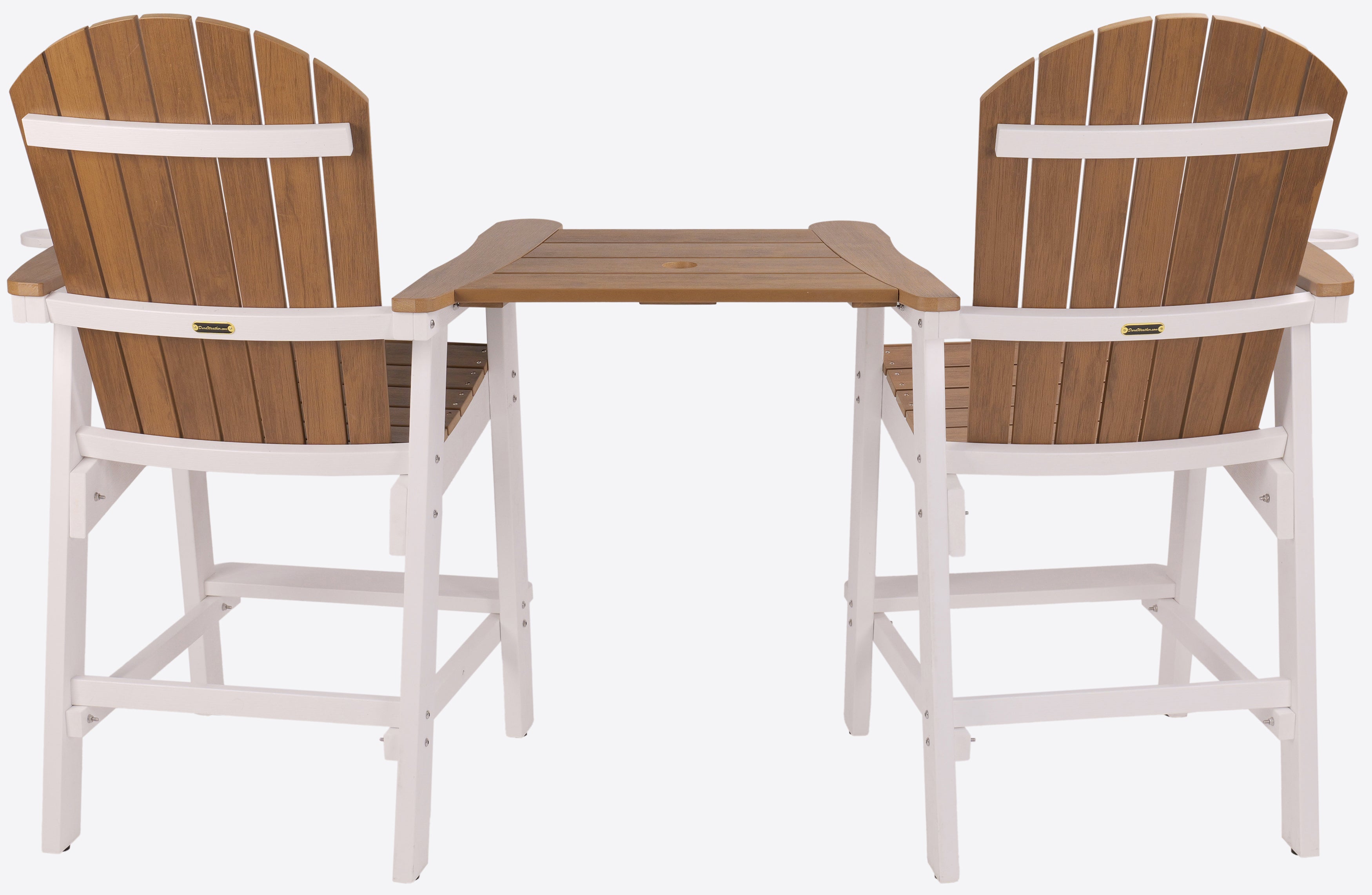 Counter Height Bistro Tete-a-tete With Cupholders