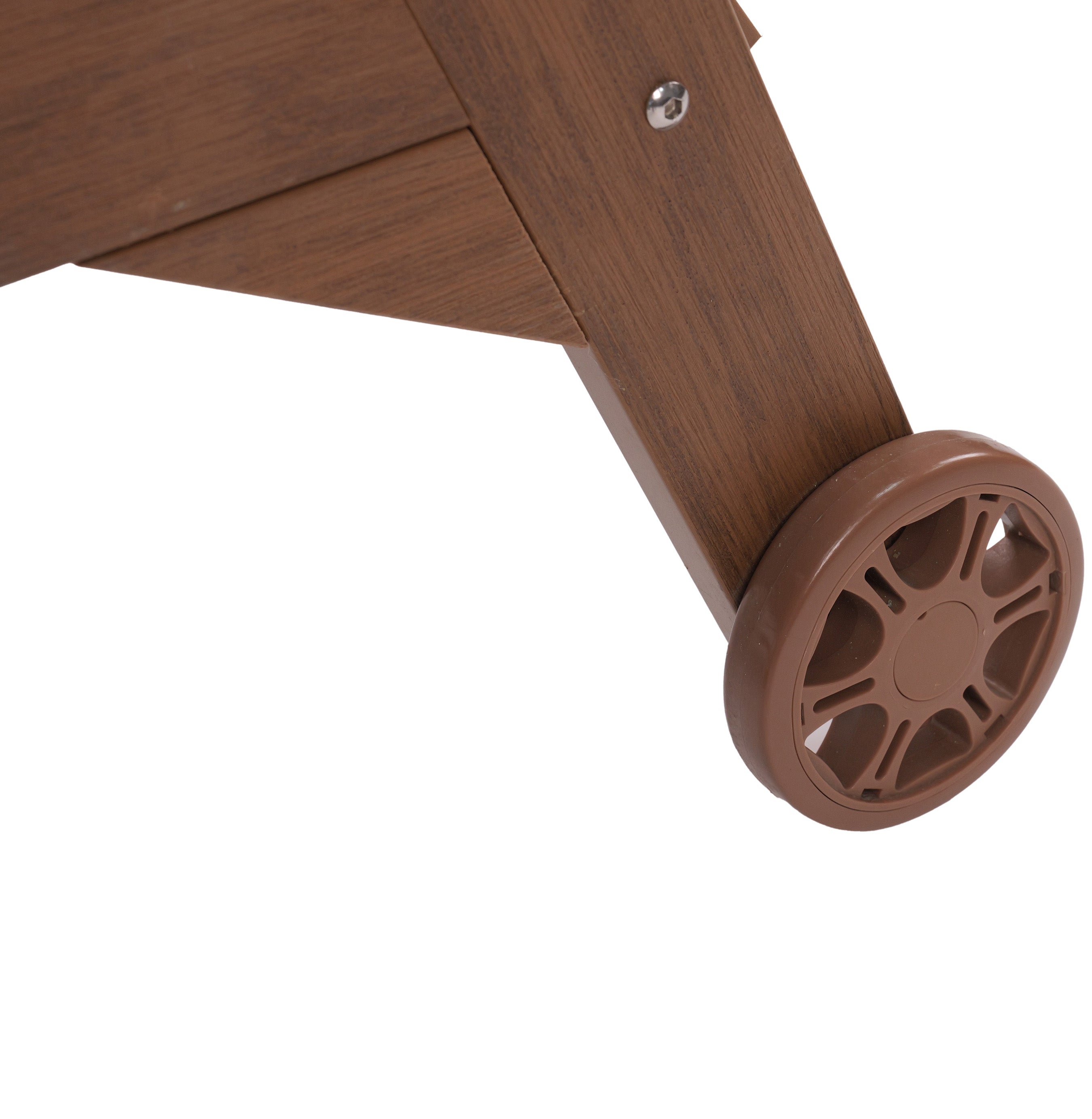 Chaise Lounge With Adjustable Back, Wheels, & Free Cushion