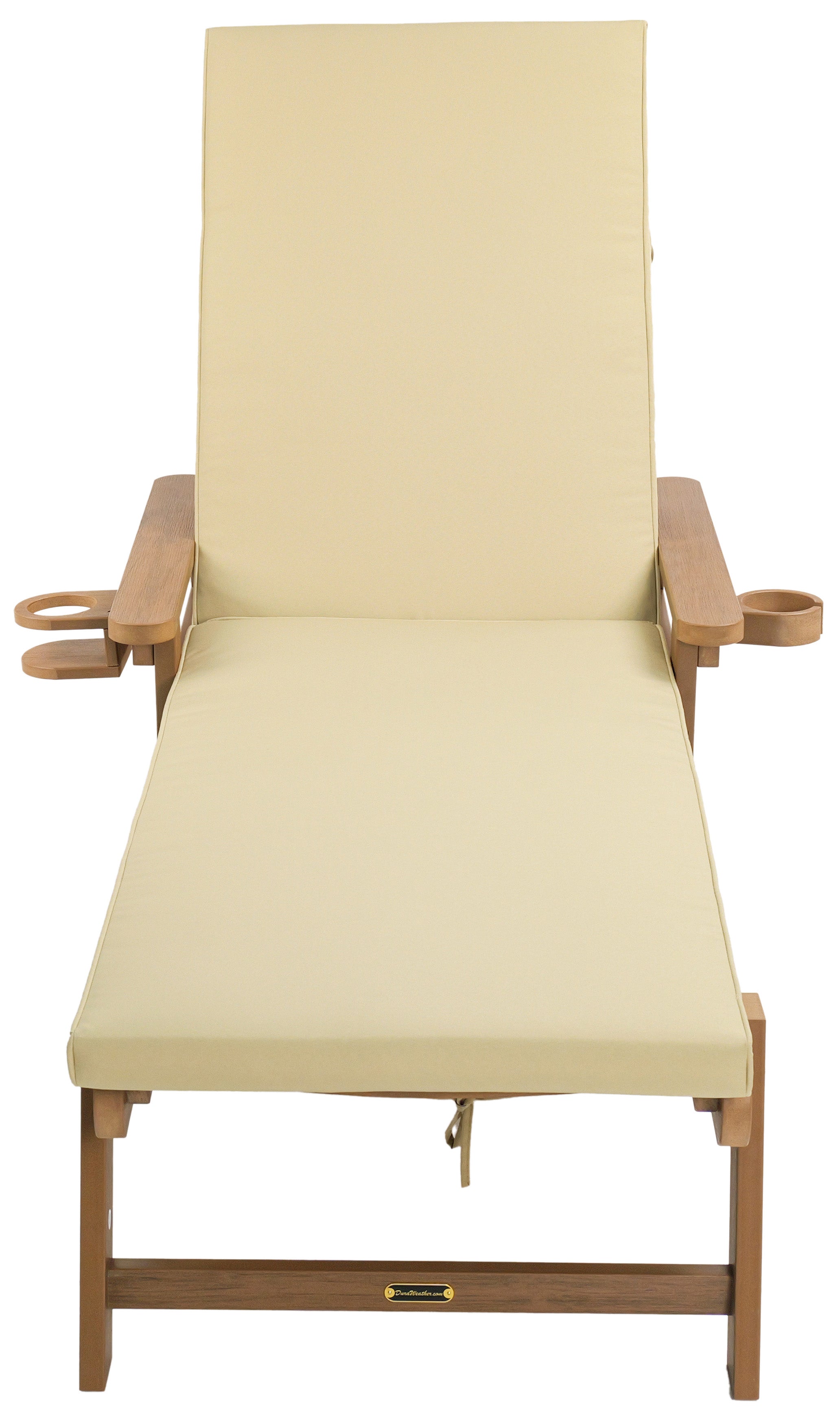 Chaise Lounge With Adjustable Back, Wheels, & Free Cushion