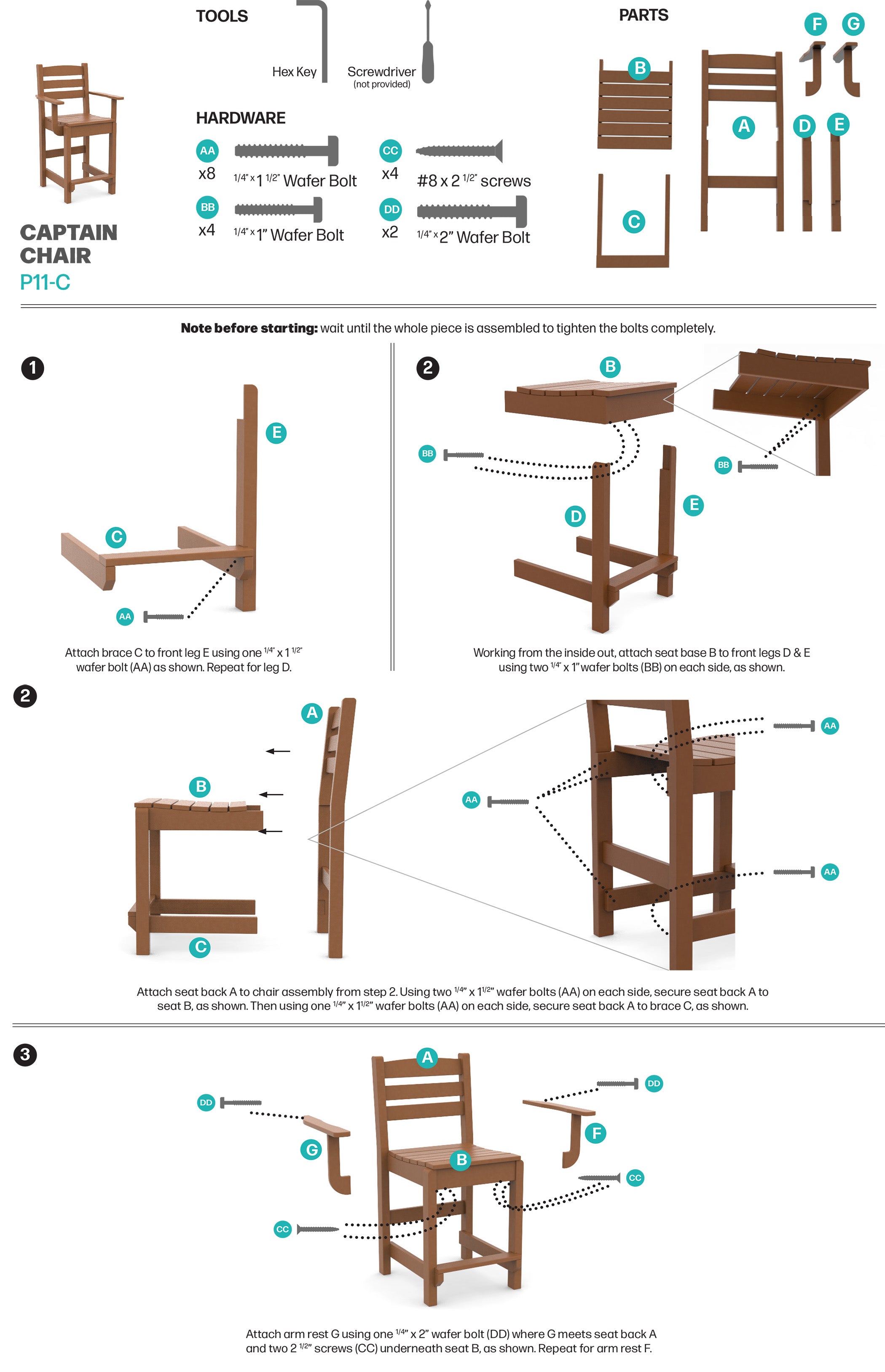 Farmhouse Counter Chair