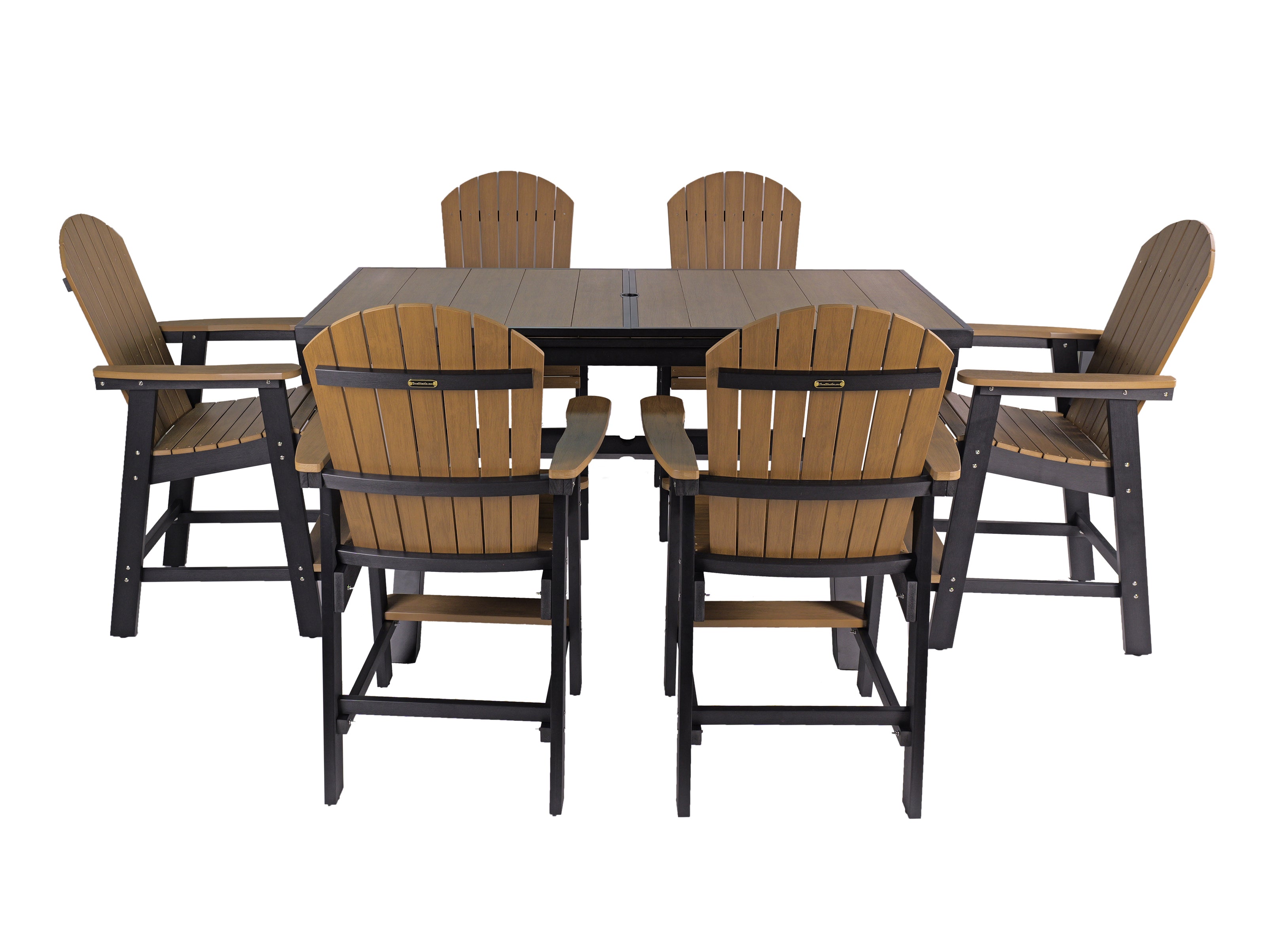 9-Piece Extension Adirondack Counter Table Set
