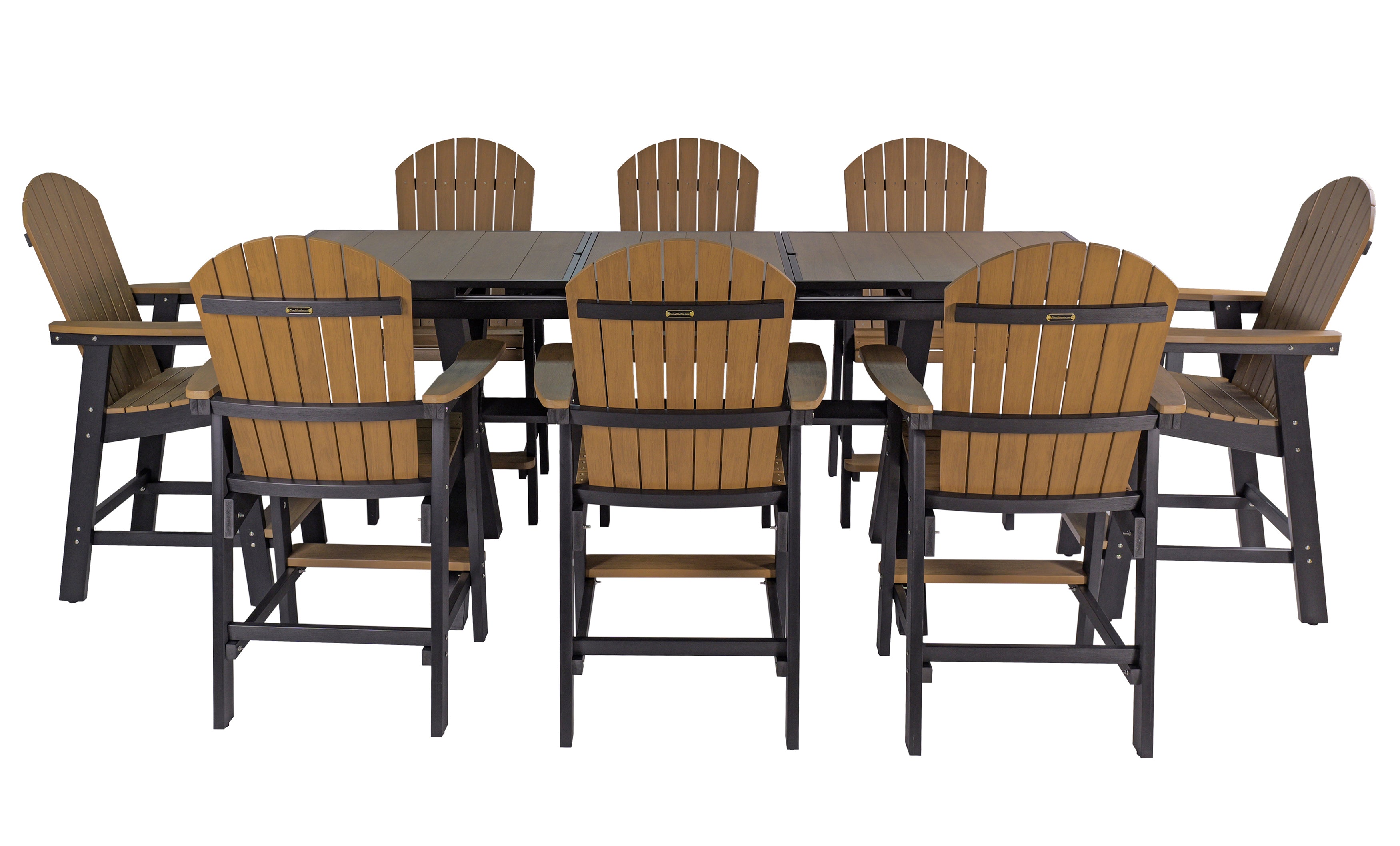 9-Piece Extension Adirondack Counter Table Set