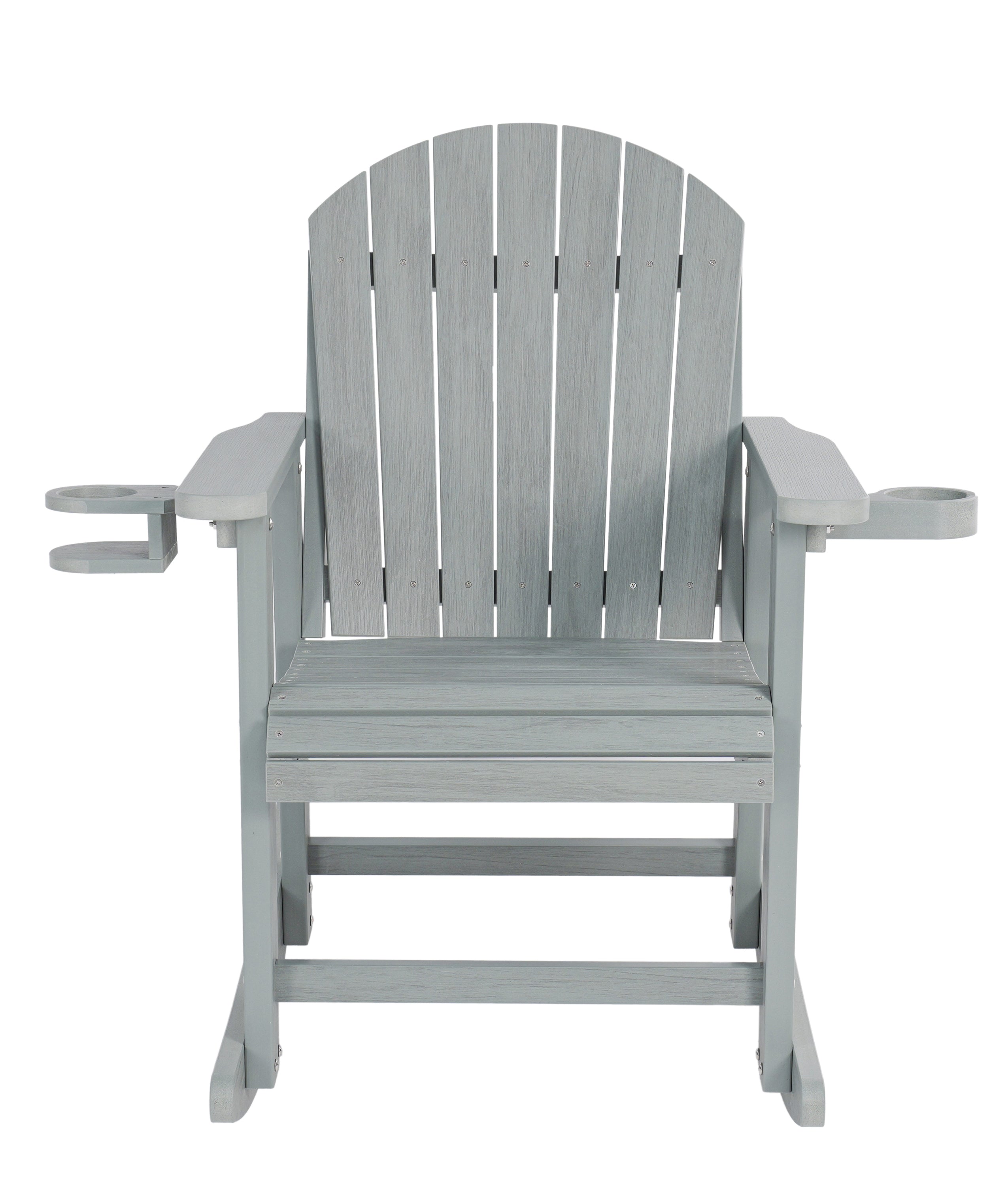 Adirondack Porch Rocker With Wine & Cup Holders