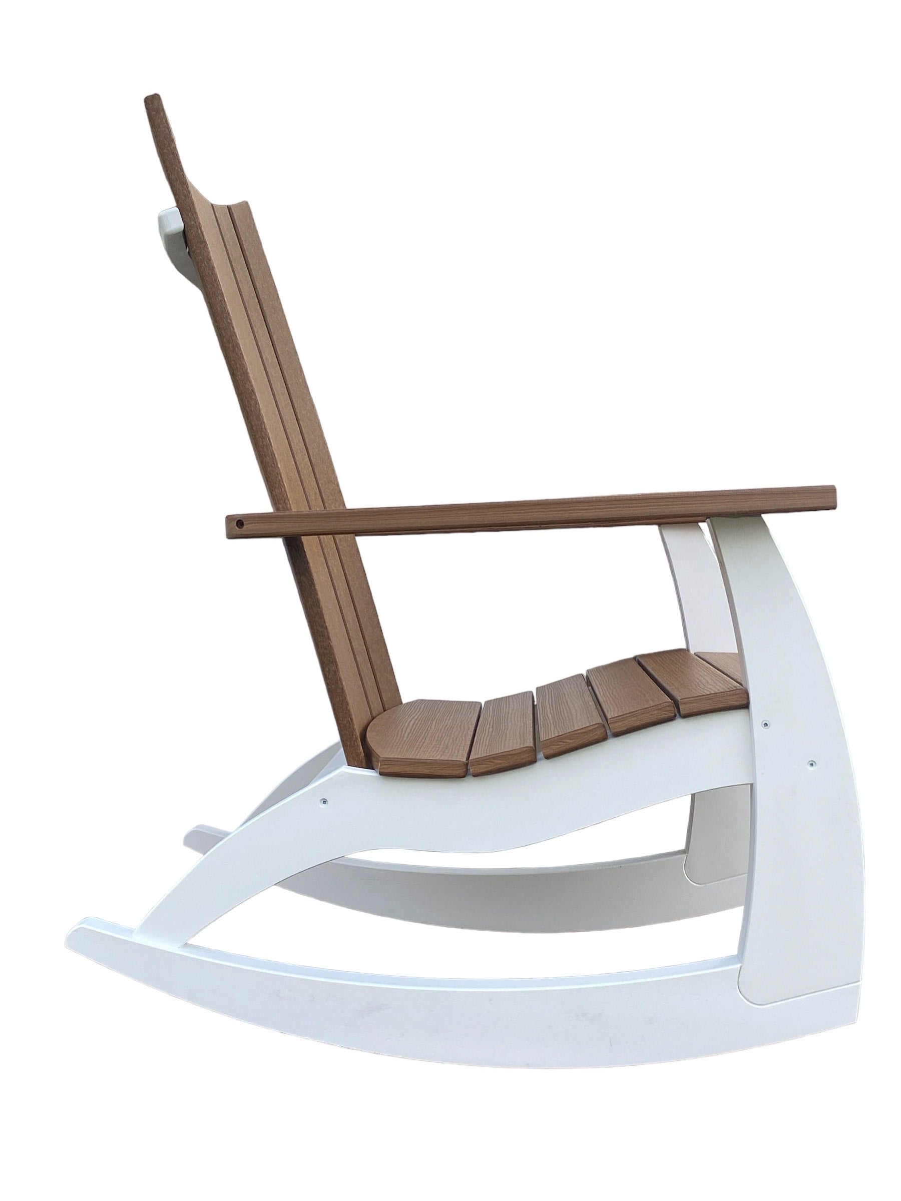 Modern Curve Adirondack Rocking Chair