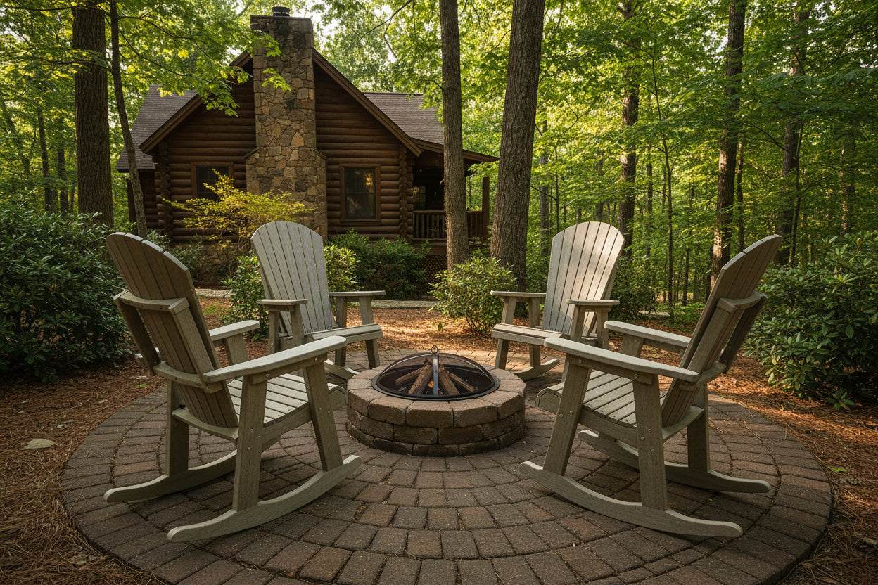 DURAWEATHER POLY® Adirondack Porch Rocker Lakeside