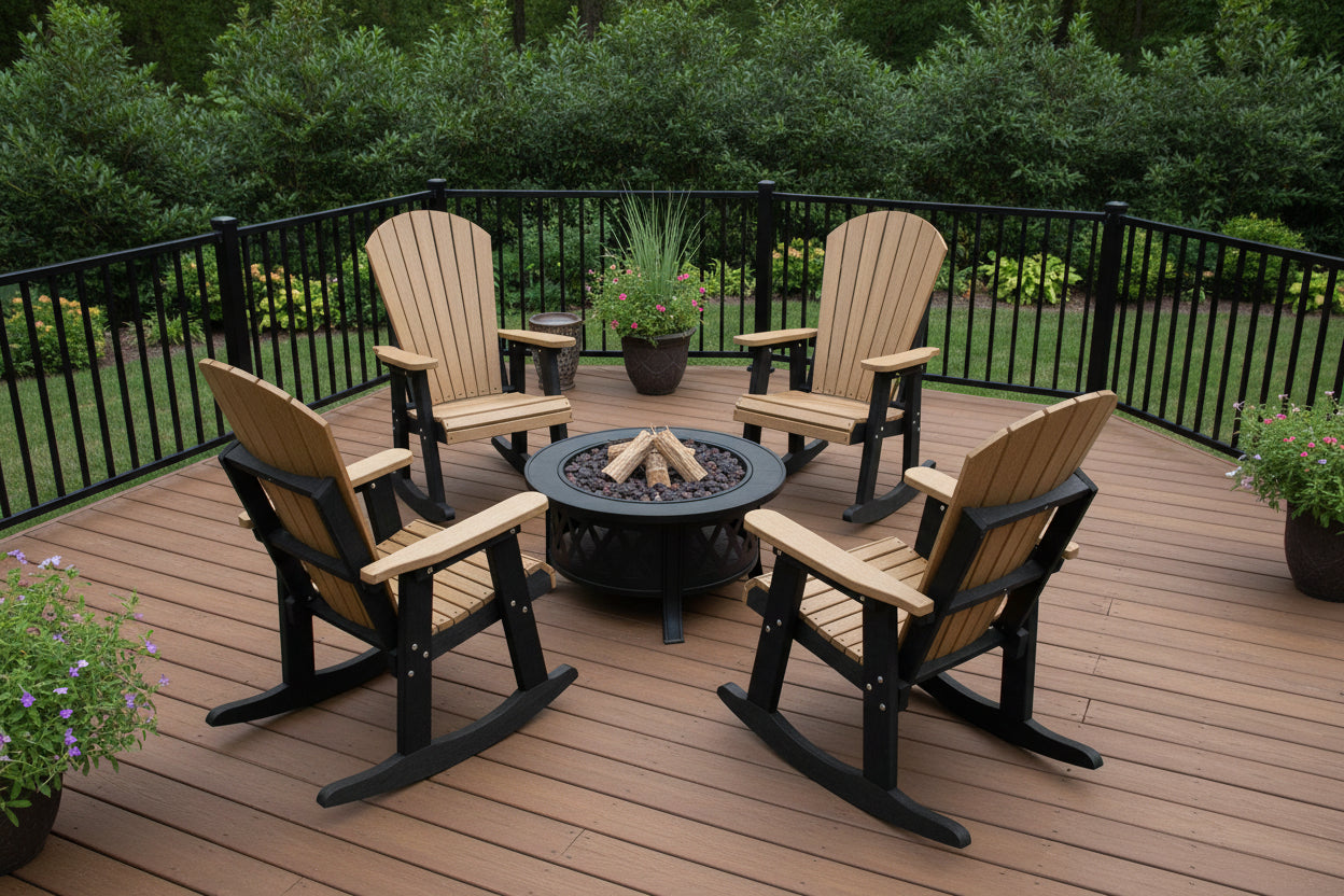 DURAWEATHER POLY® Adirondack Porch Rocker Lakeside