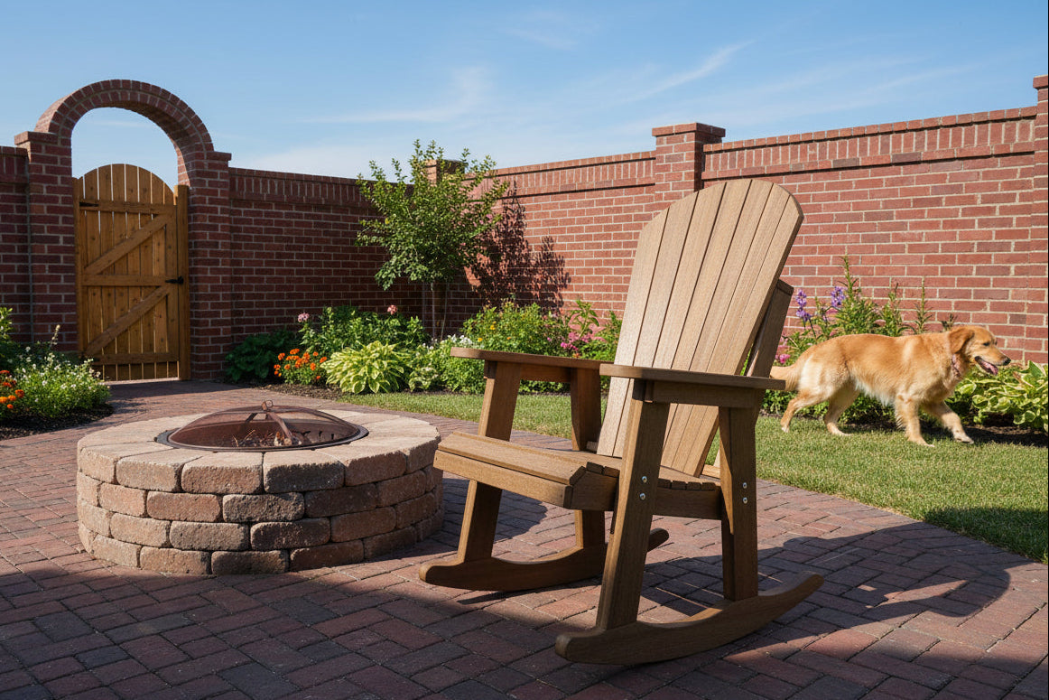 DURAWEATHER POLY® Adirondack Porch Rocker Lakeside