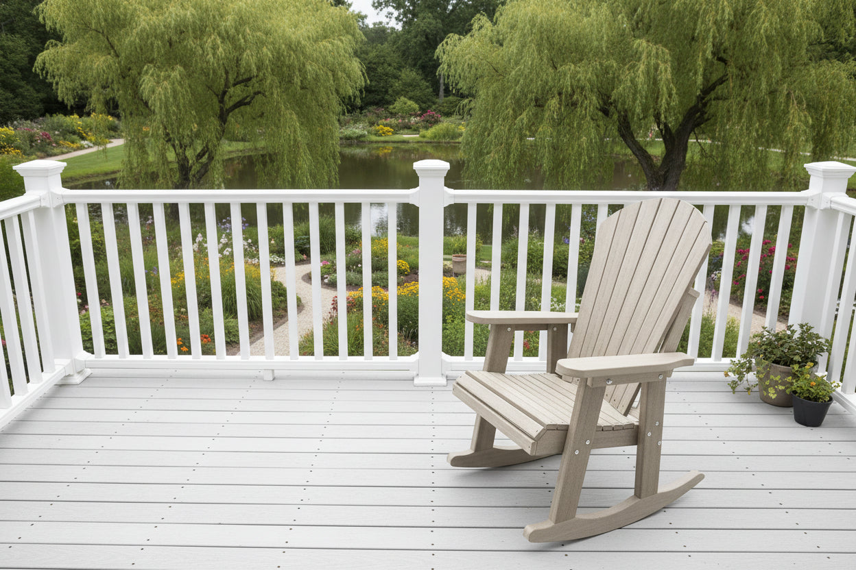 DURAWEATHER POLY® Adirondack Porch Rocker Lakeside