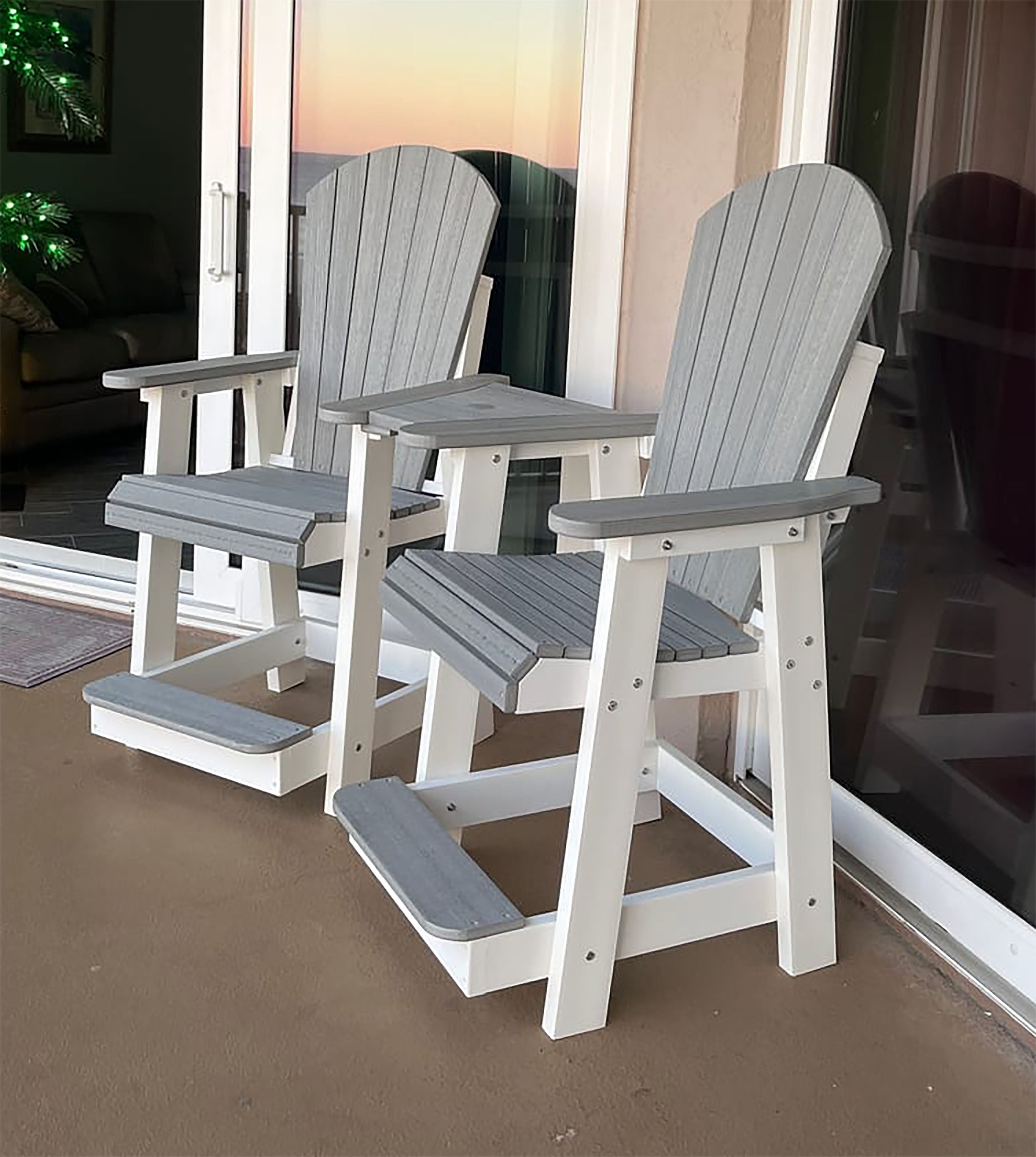 Lakeside Counter Height Tete-a-tete