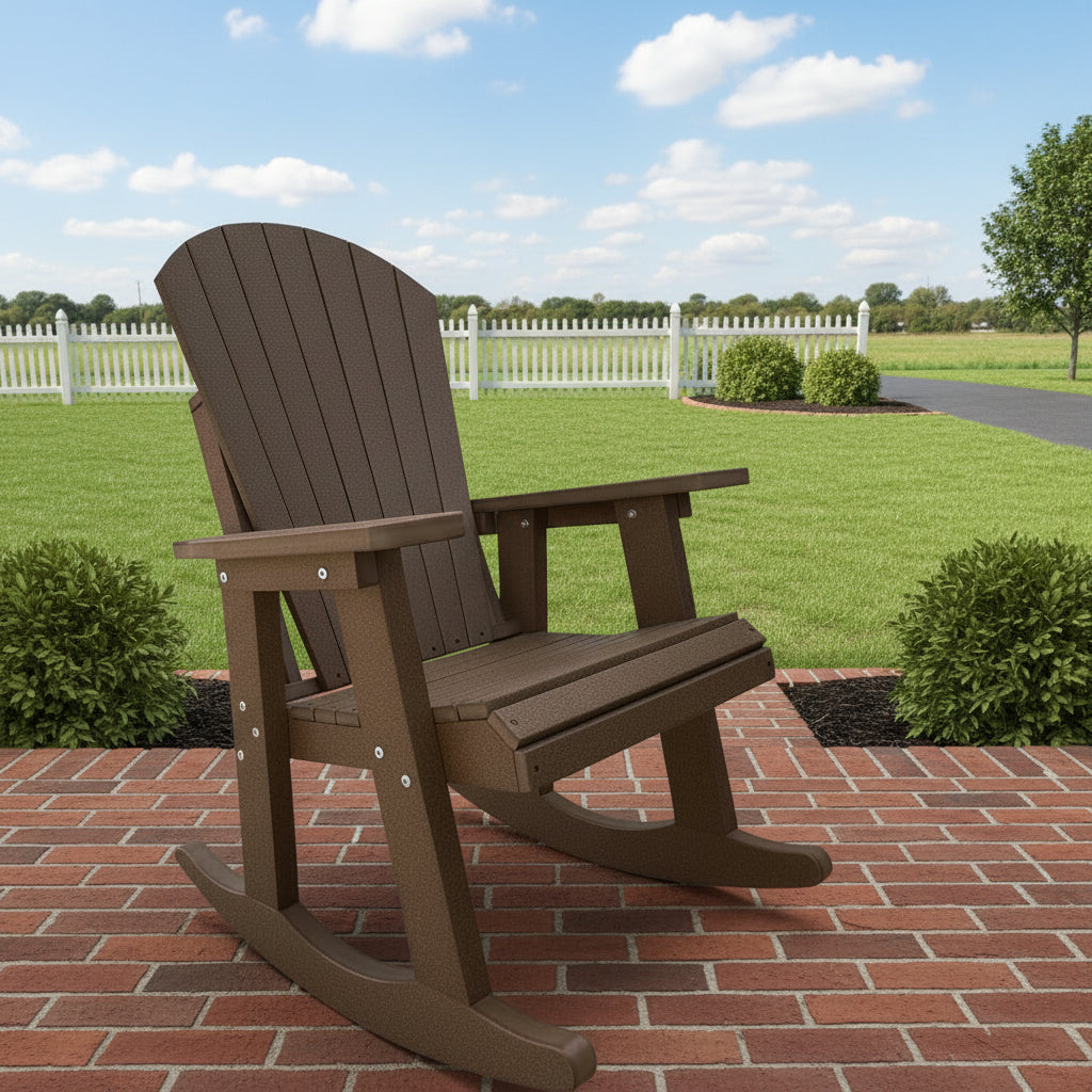 Set of 4 Adirondack Porch Rockers Lakeside Collection