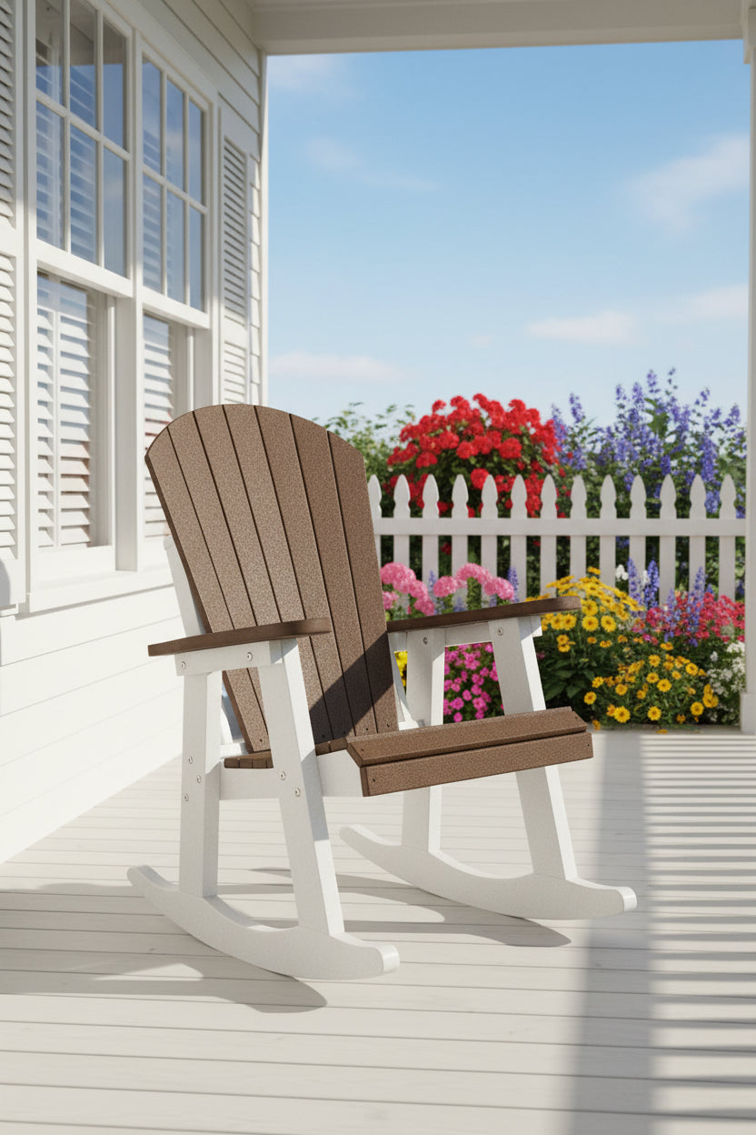 Set of 4 Adirondack Porch Rockers Lakeside Collection