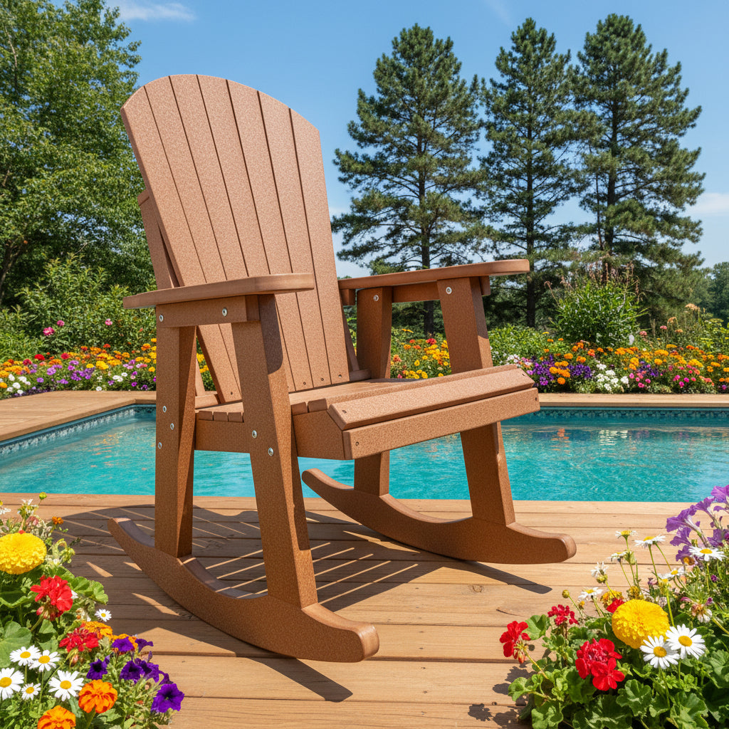 Set of 4 Adirondack Porch Rockers Lakeside Collection