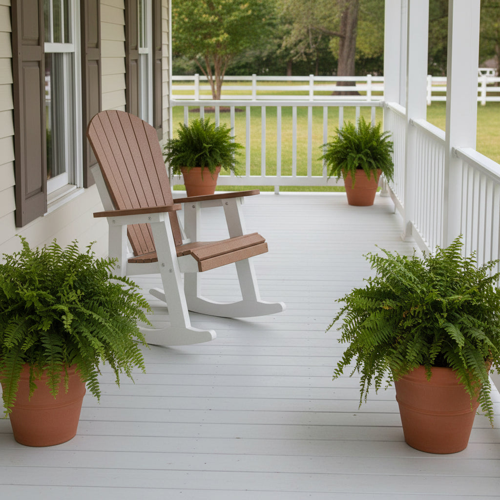 DURAWEATHER POLY® Adirondack Porch Rocker Lakeside